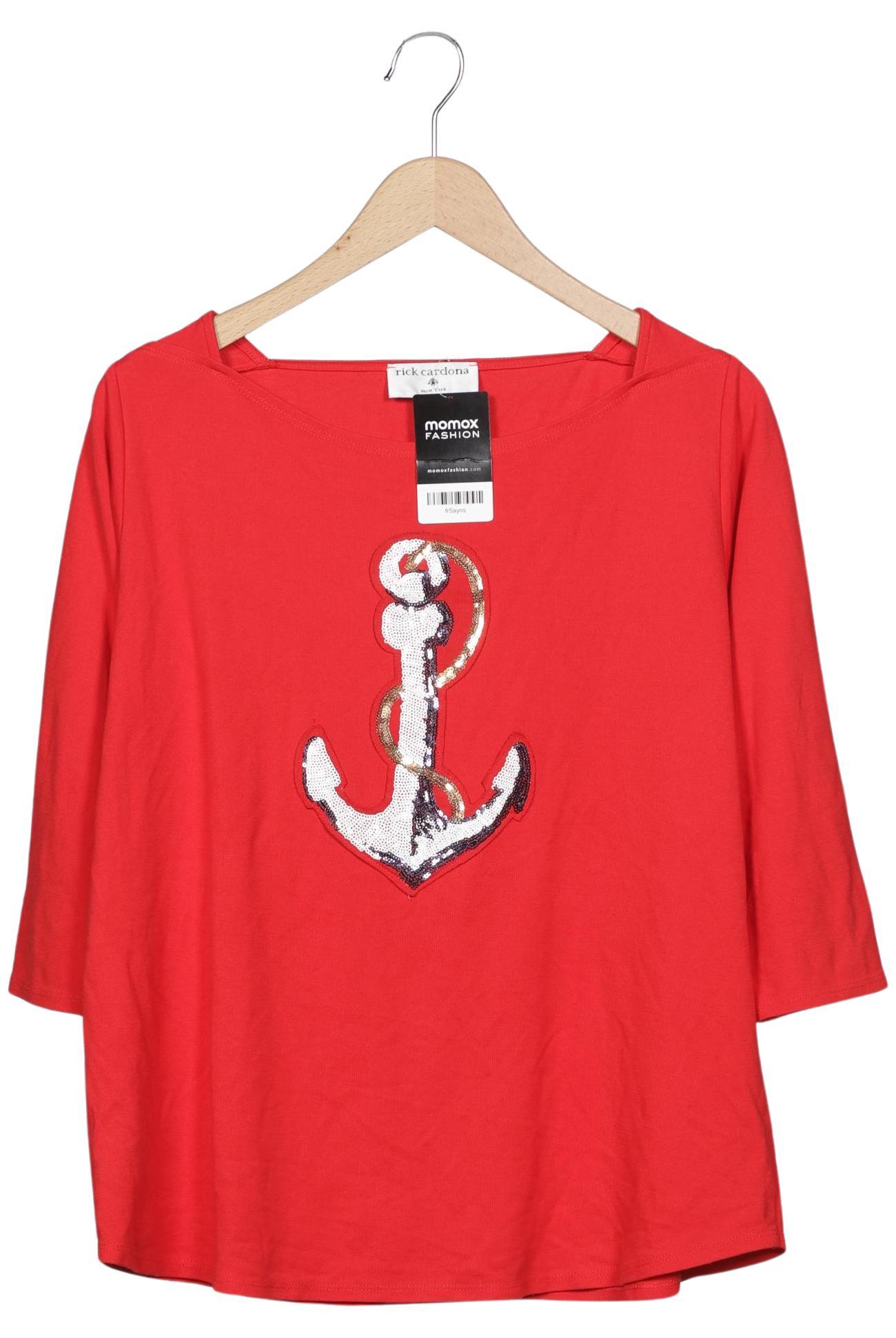 

Rick Cardona by heine Damen Langarmshirt, rot, Gr. 44