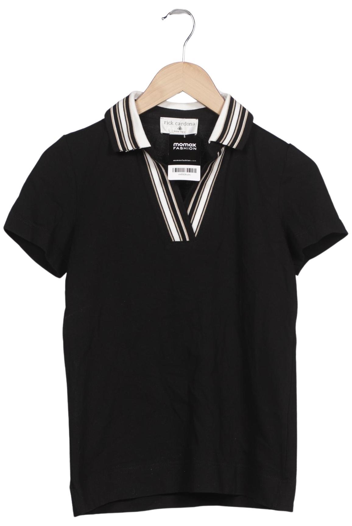 

Rick Cardona by heine Damen Poloshirt, schwarz, Gr. 34