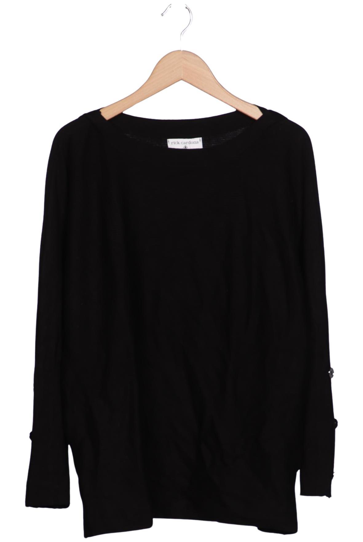 

Rick Cardona by heine Damen Pullover, schwarz, Gr. 48