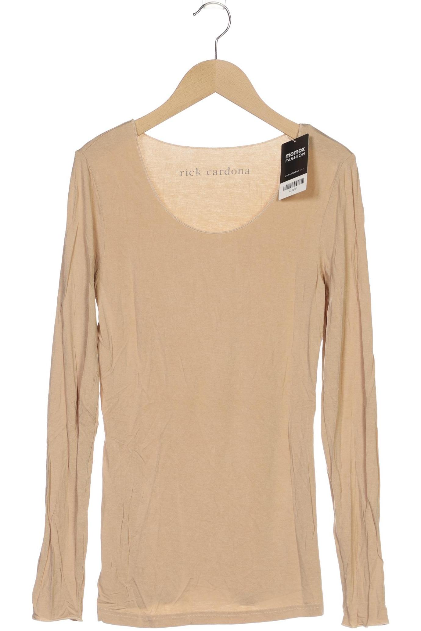 

Rick Cardona by heine Damen Langarmshirt, beige, Gr. 34