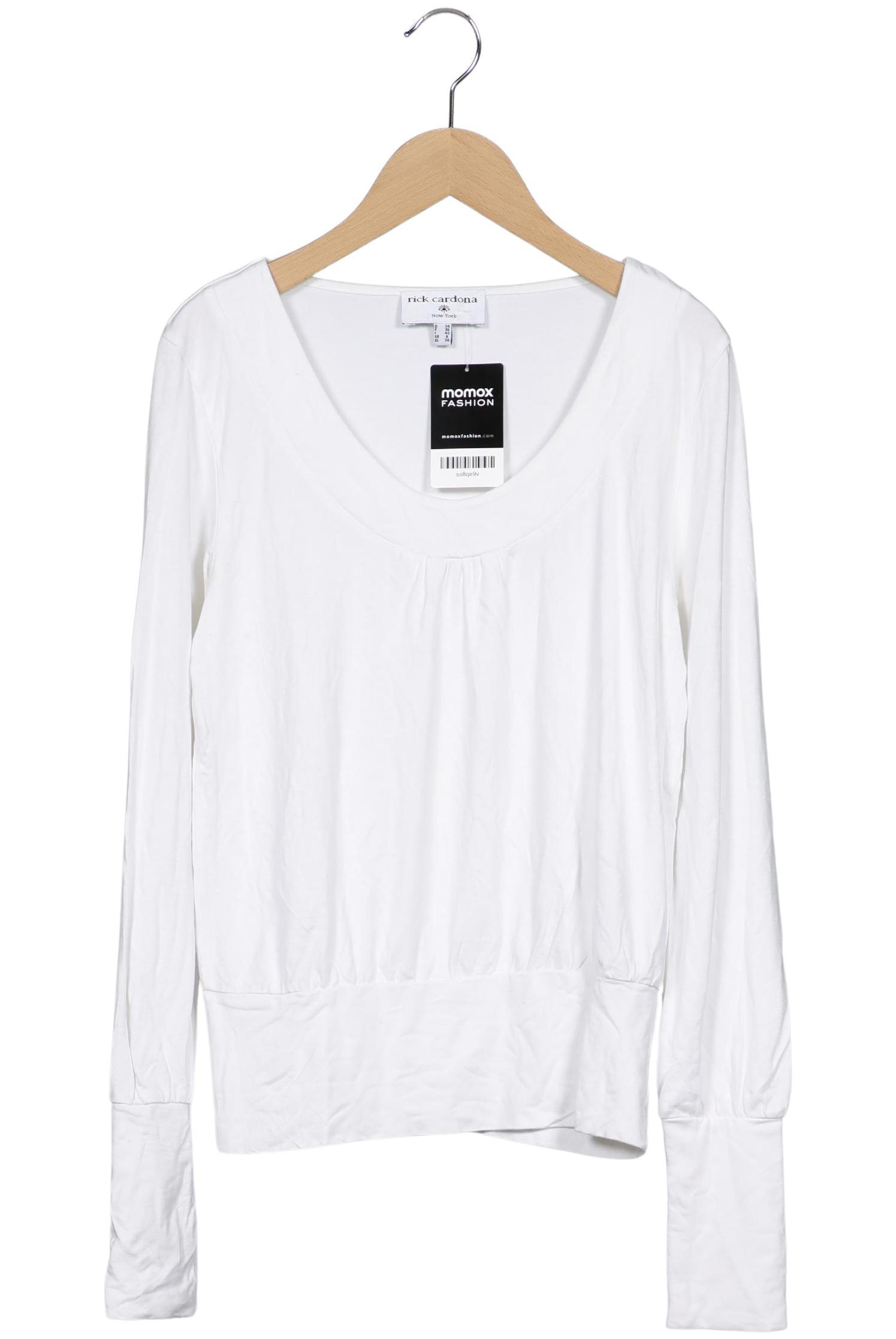 

Rick Cardona by heine Damen Langarmshirt, weiß, Gr. 34