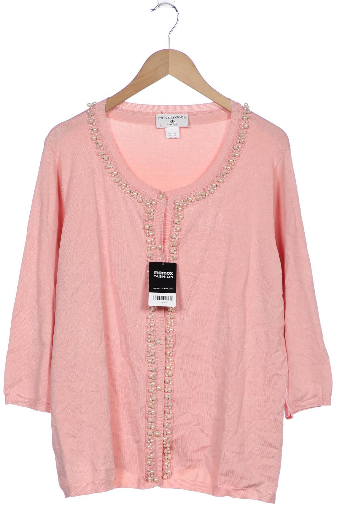 

Rick Cardona by heine Damen Strickjacke, pink, Gr. 52