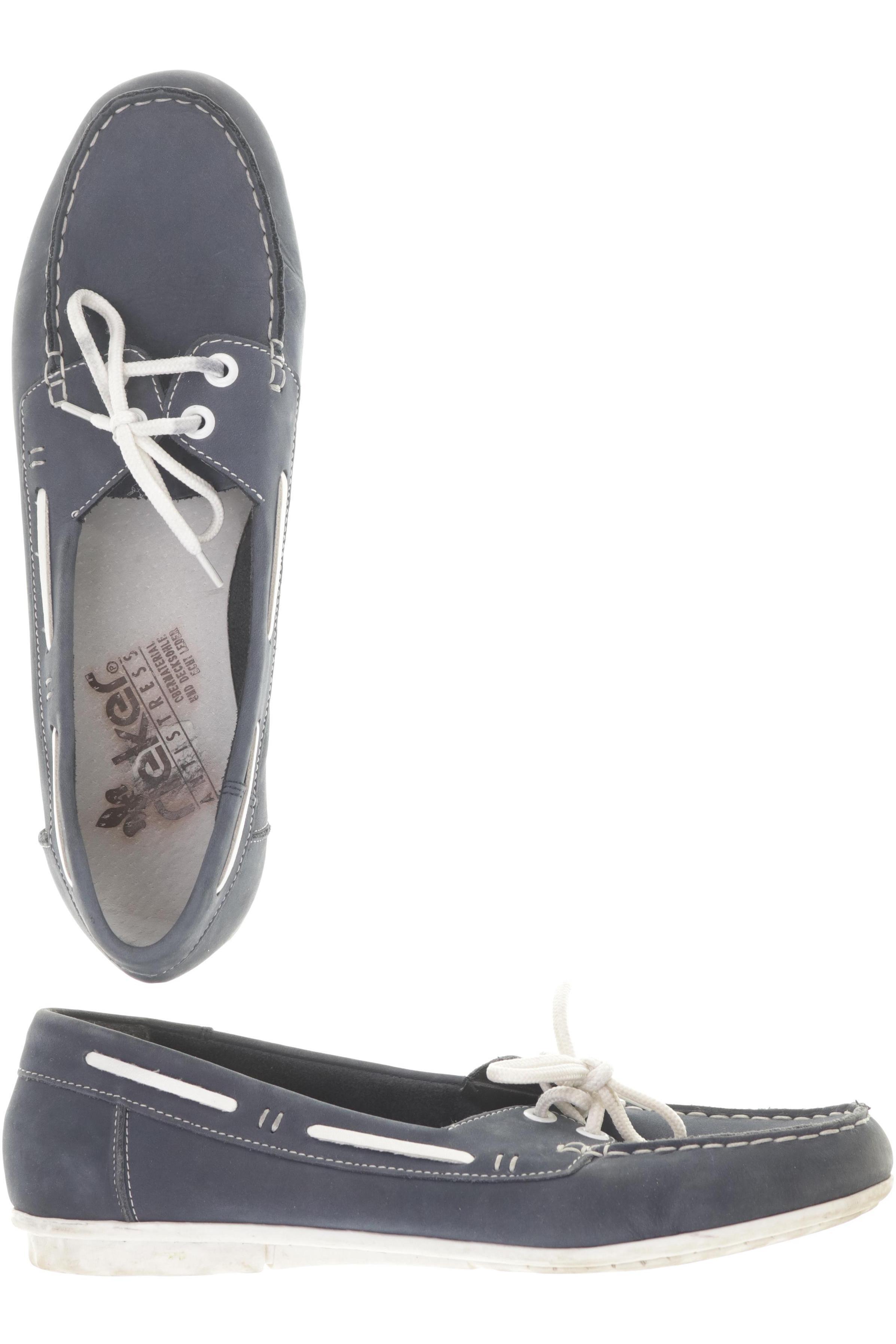 

Rieker Damen Halbschuh, blau, Gr. 40