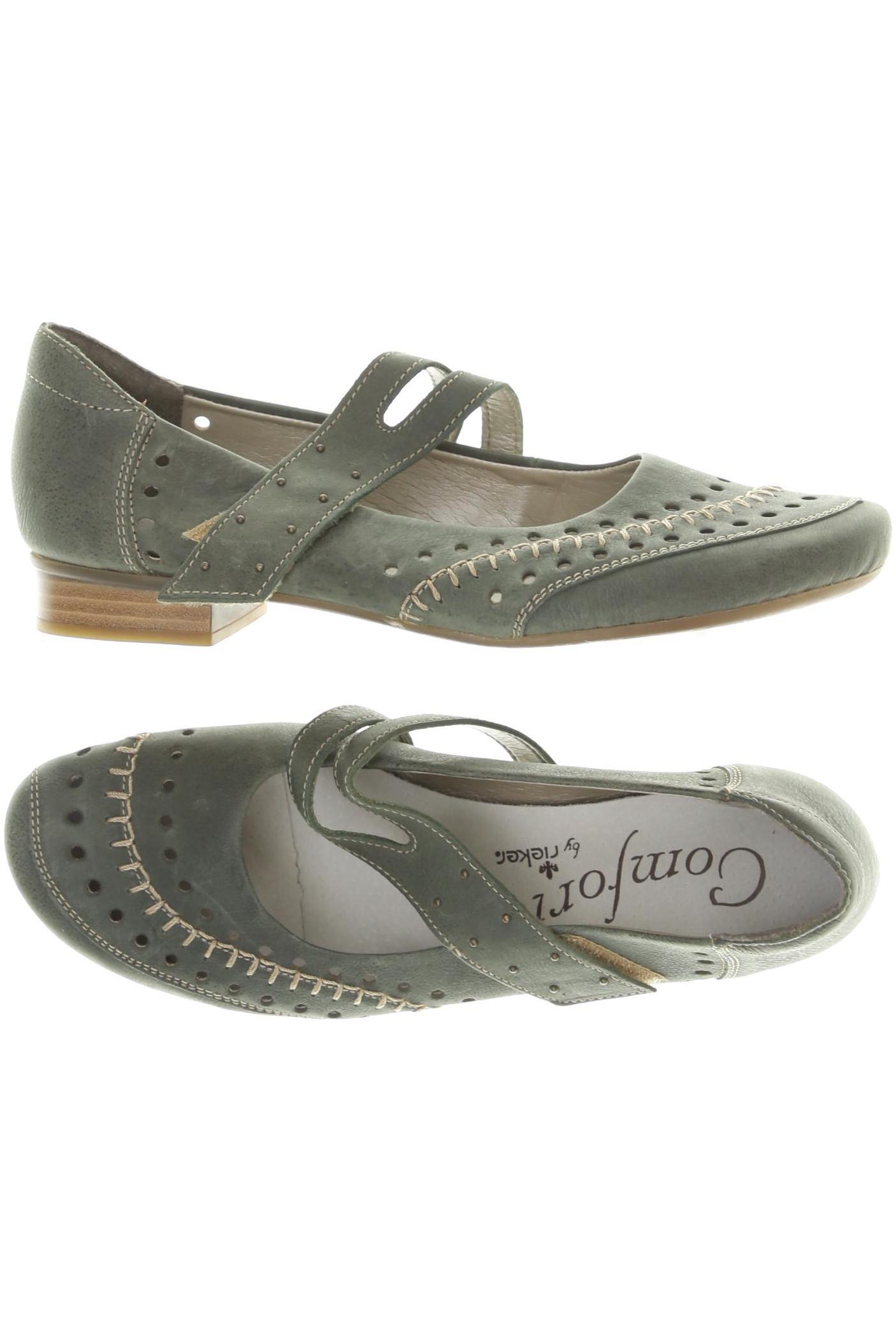 

Rieker Damen Ballerinas, grün, Gr. 37