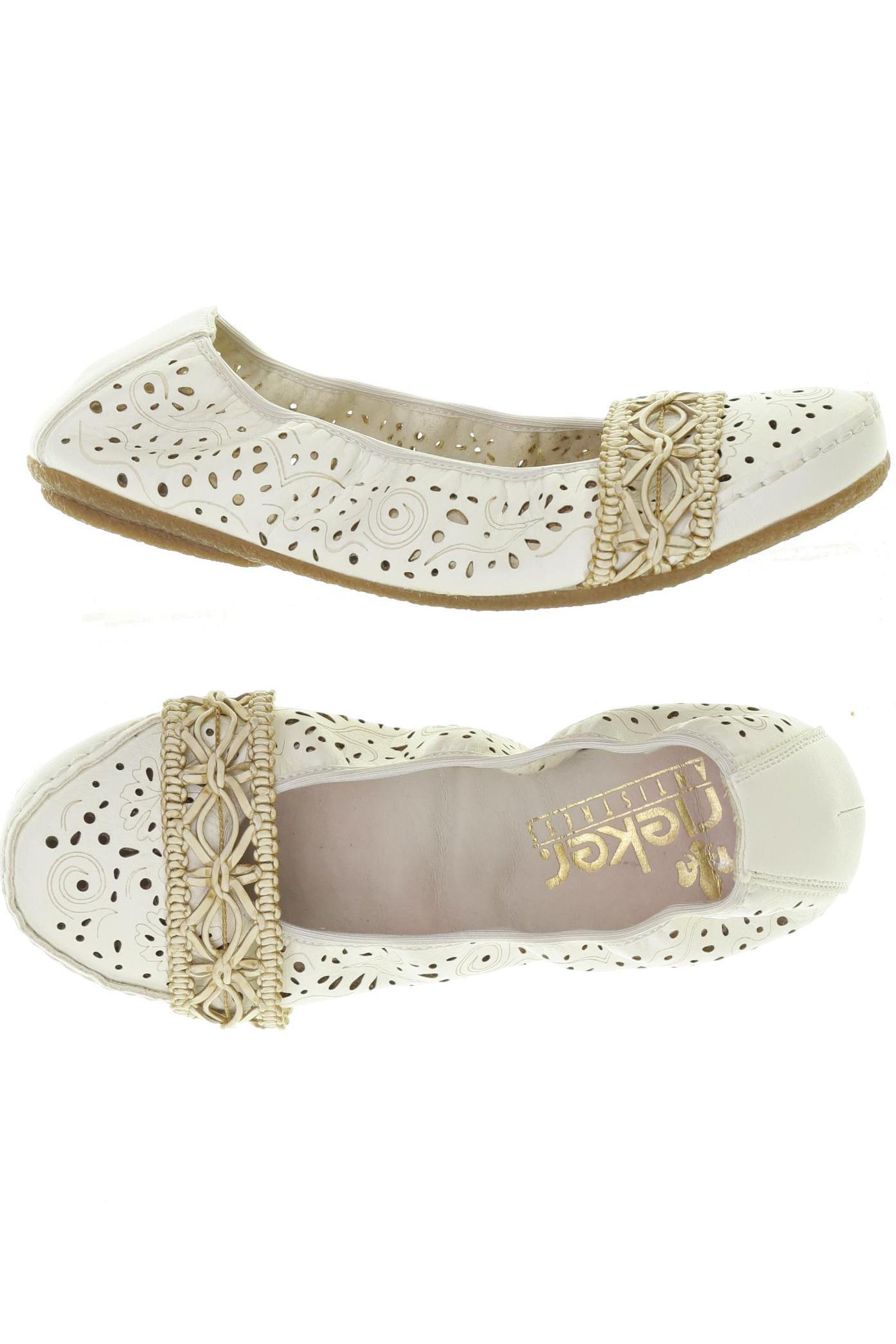 

Rieker Damen Ballerinas, weiß, Gr. 38