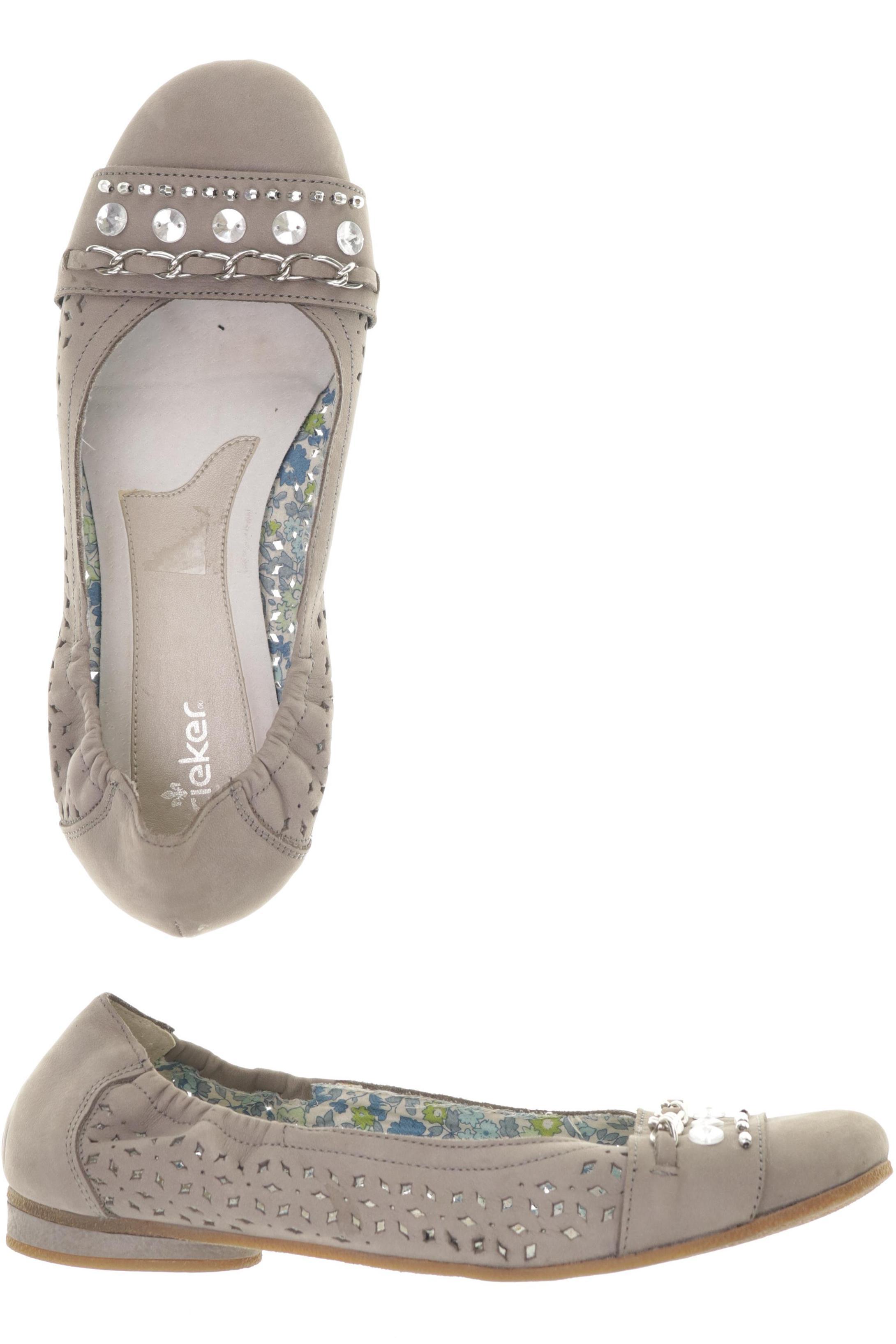 

Rieker Damen Ballerinas, grau, Gr. 40
