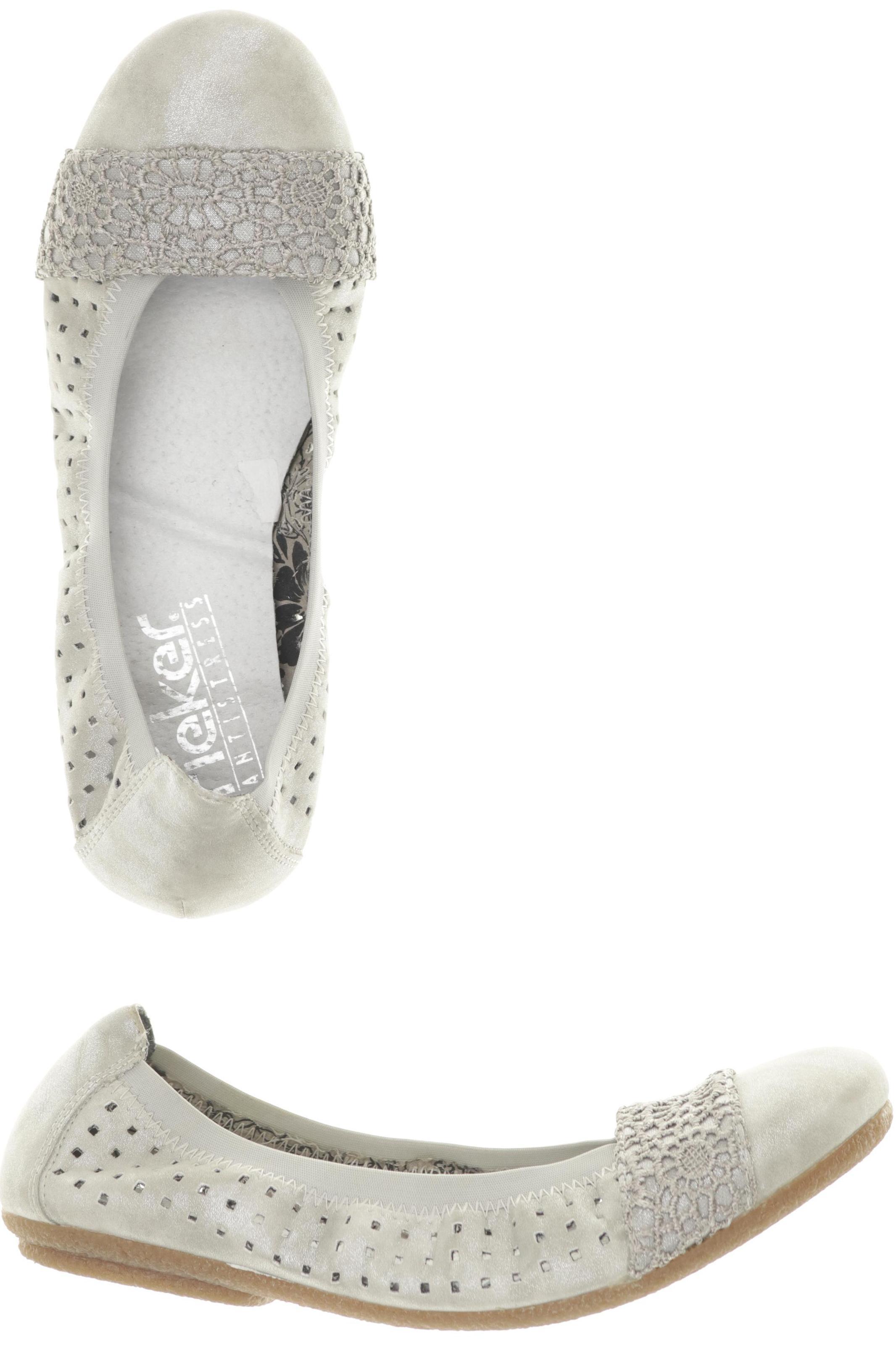 

Rieker Damen Ballerinas, grau, Gr. 37