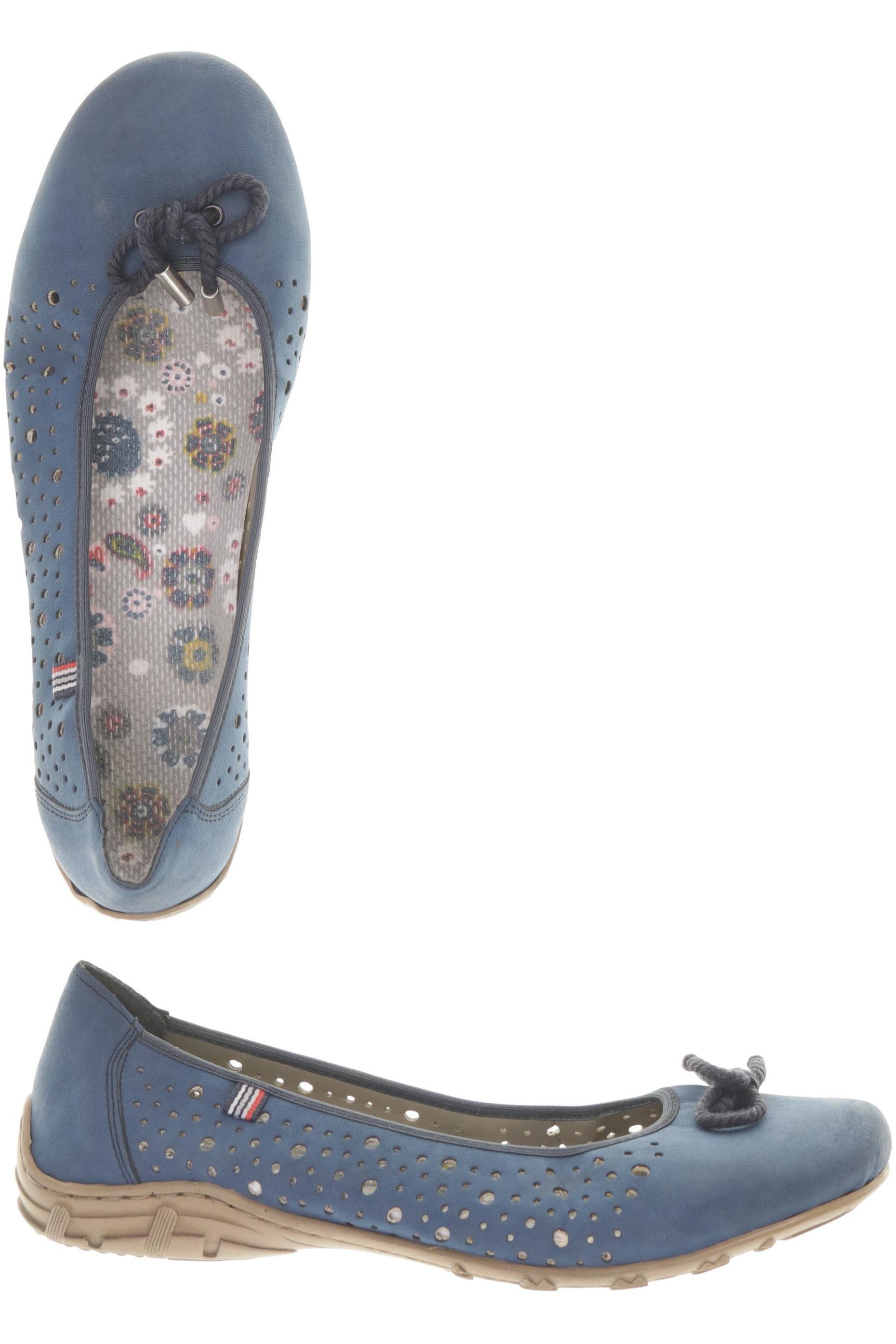 

Rieker Damen Ballerinas, blau, Gr. 39