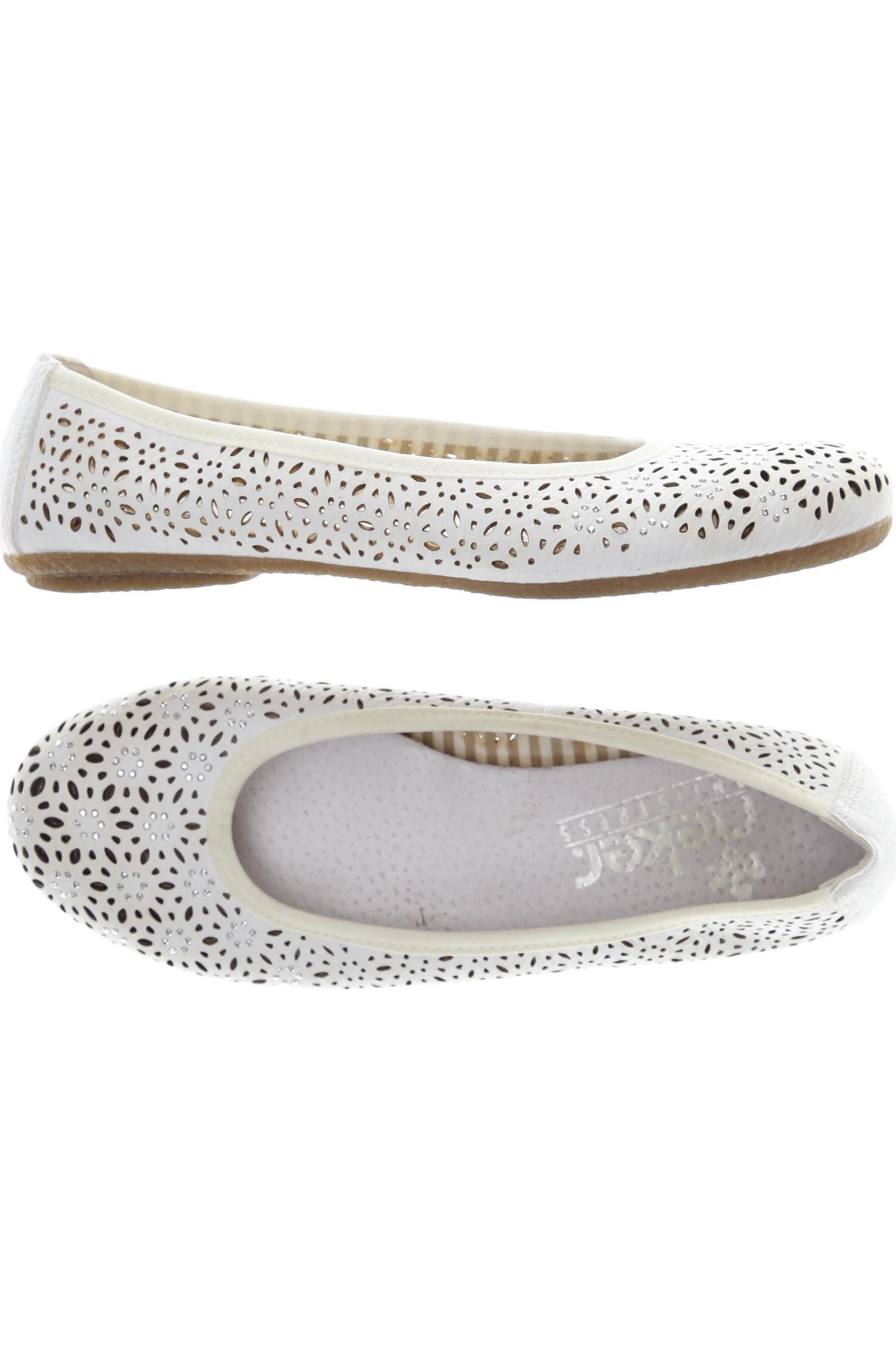 

Rieker Damen Ballerinas, weiß, Gr. 36