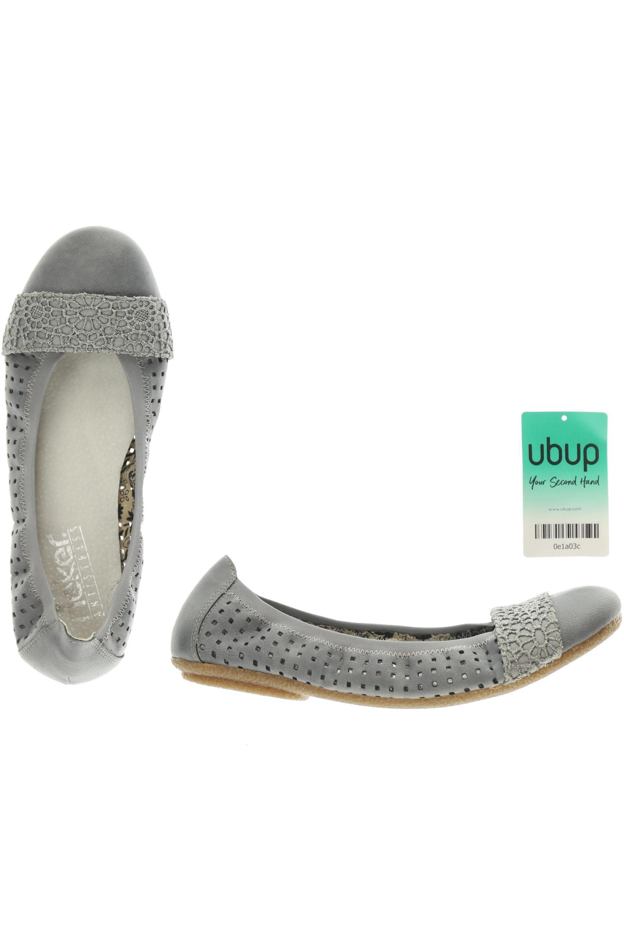 

Rieker Damen Ballerinas, blau, Gr. 40
