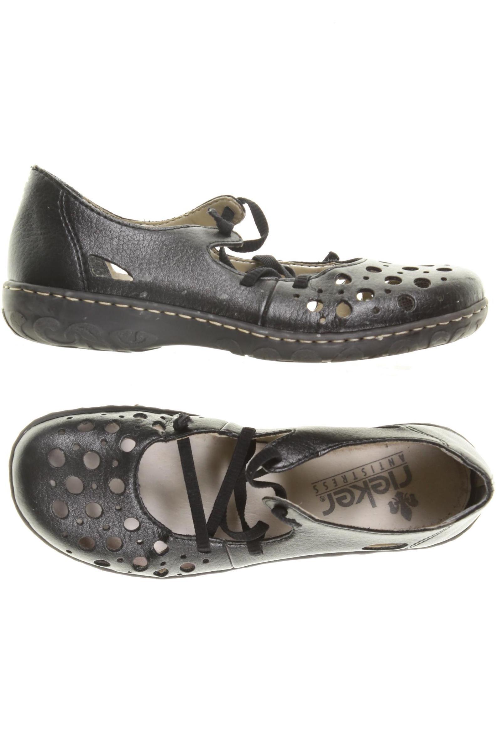 

Rieker Damen Ballerinas, schwarz, Gr. 37
