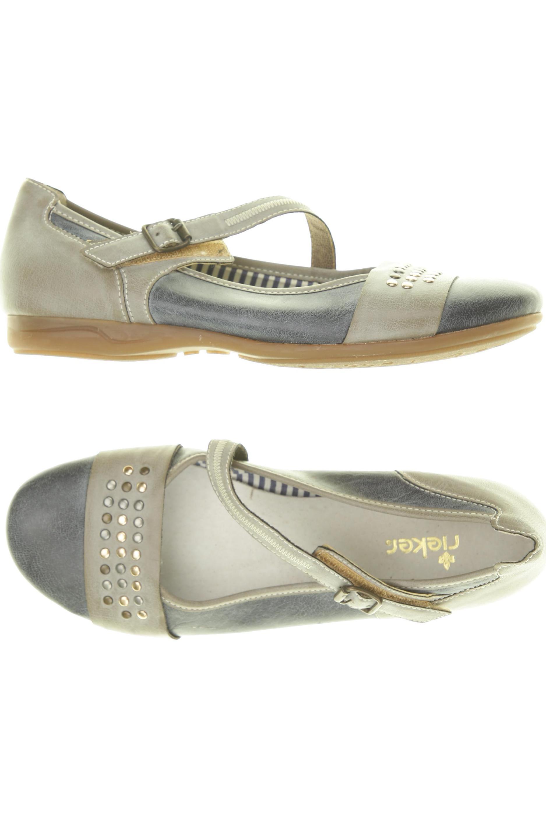 

Rieker Damen Ballerinas, blau, Gr. 39
