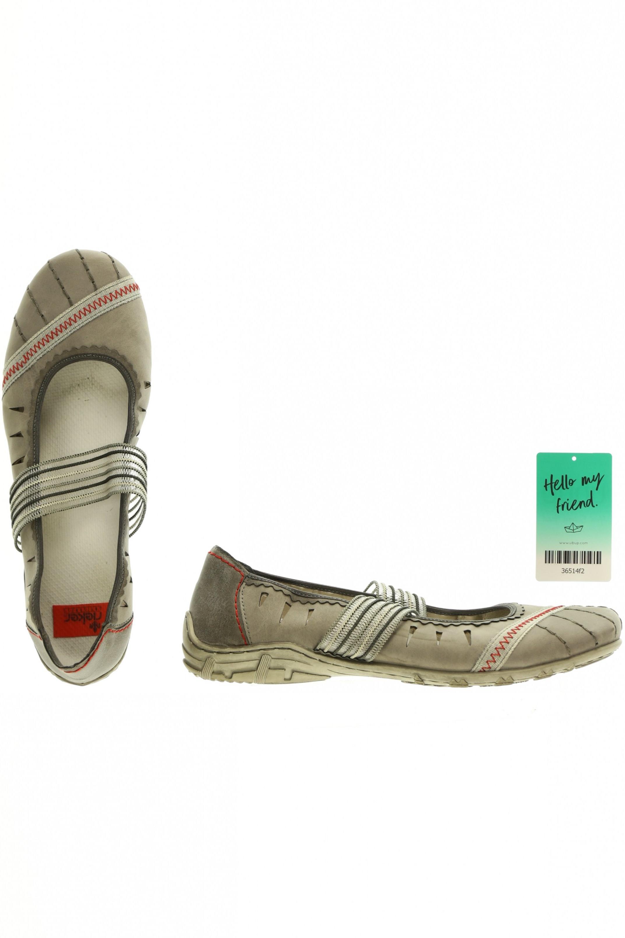 

Rieker Damen Ballerinas, grau, Gr. 41