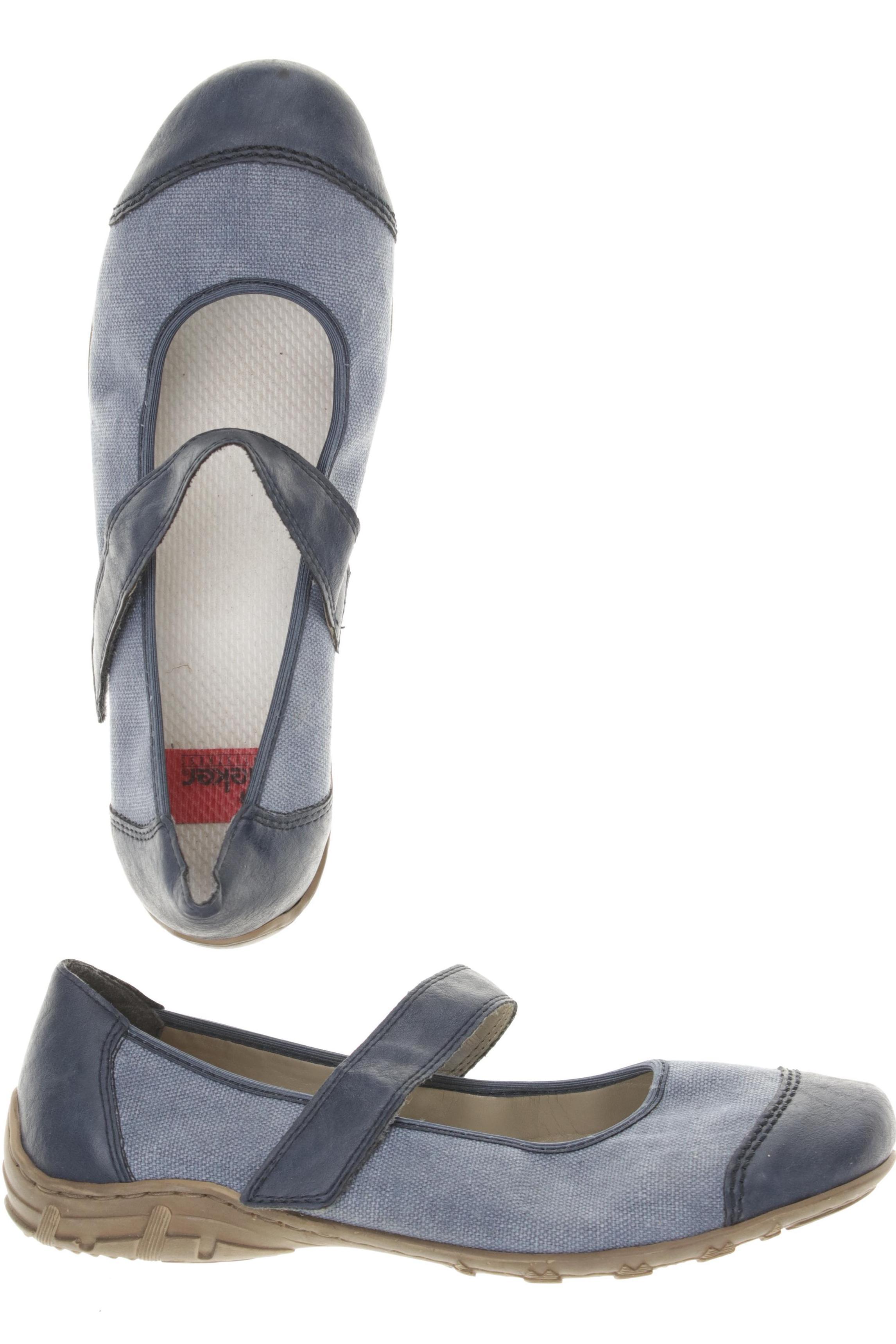 

Rieker Damen Ballerinas, blau, Gr. 37