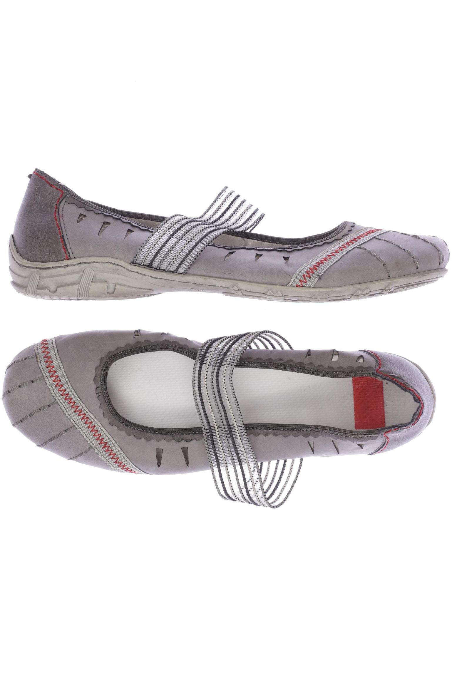 

Rieker Damen Ballerinas, grau, Gr. 42