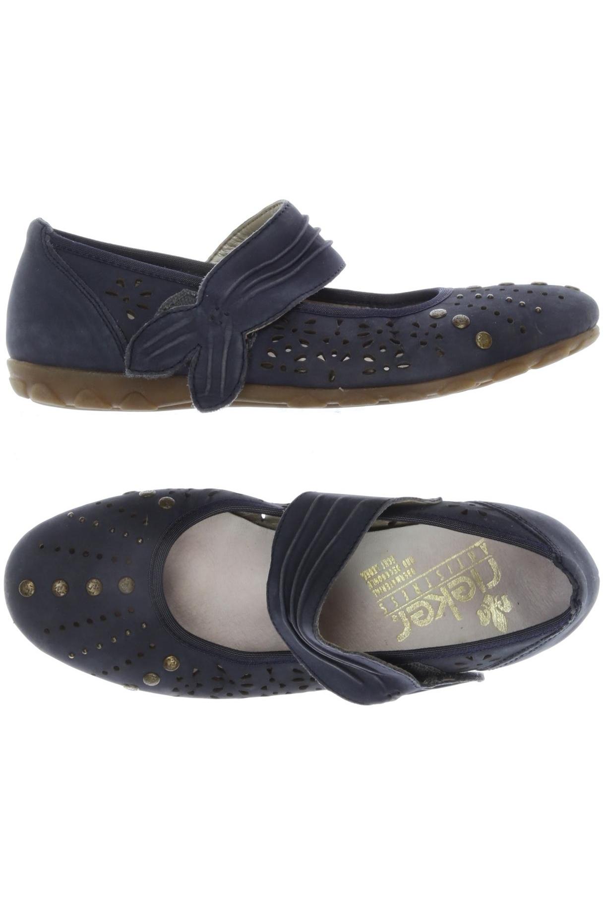 

Rieker Damen Ballerinas, marineblau, Gr. 37