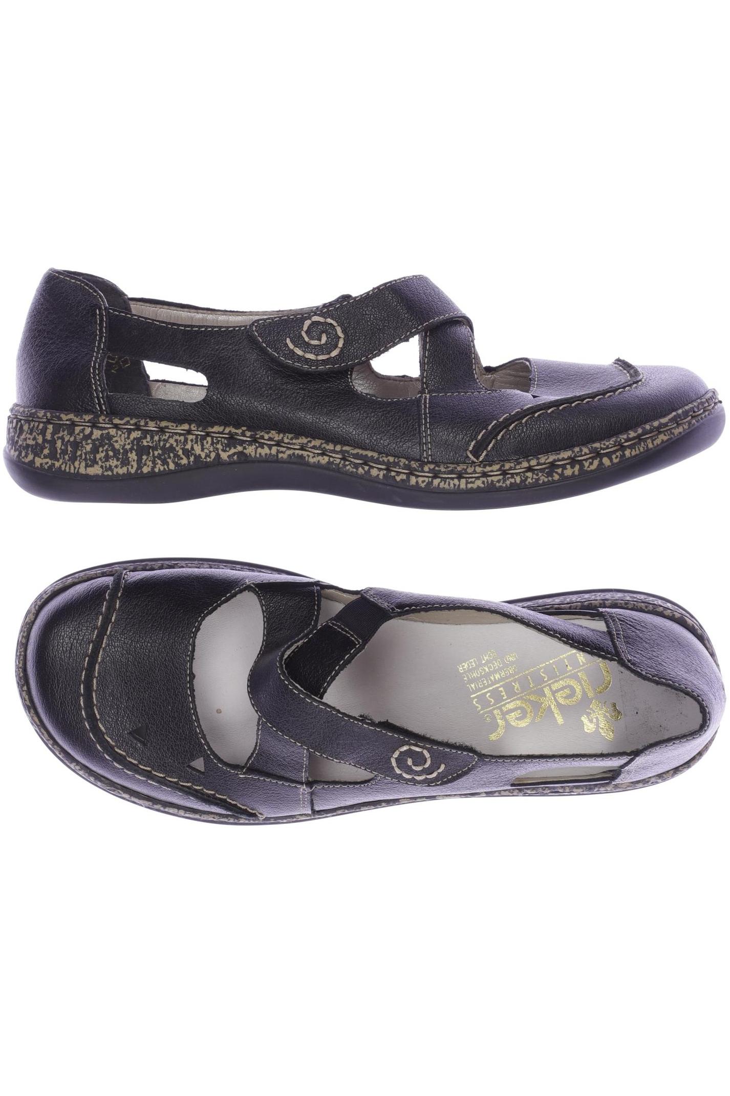 

Rieker Damen Ballerinas, schwarz, Gr. 38