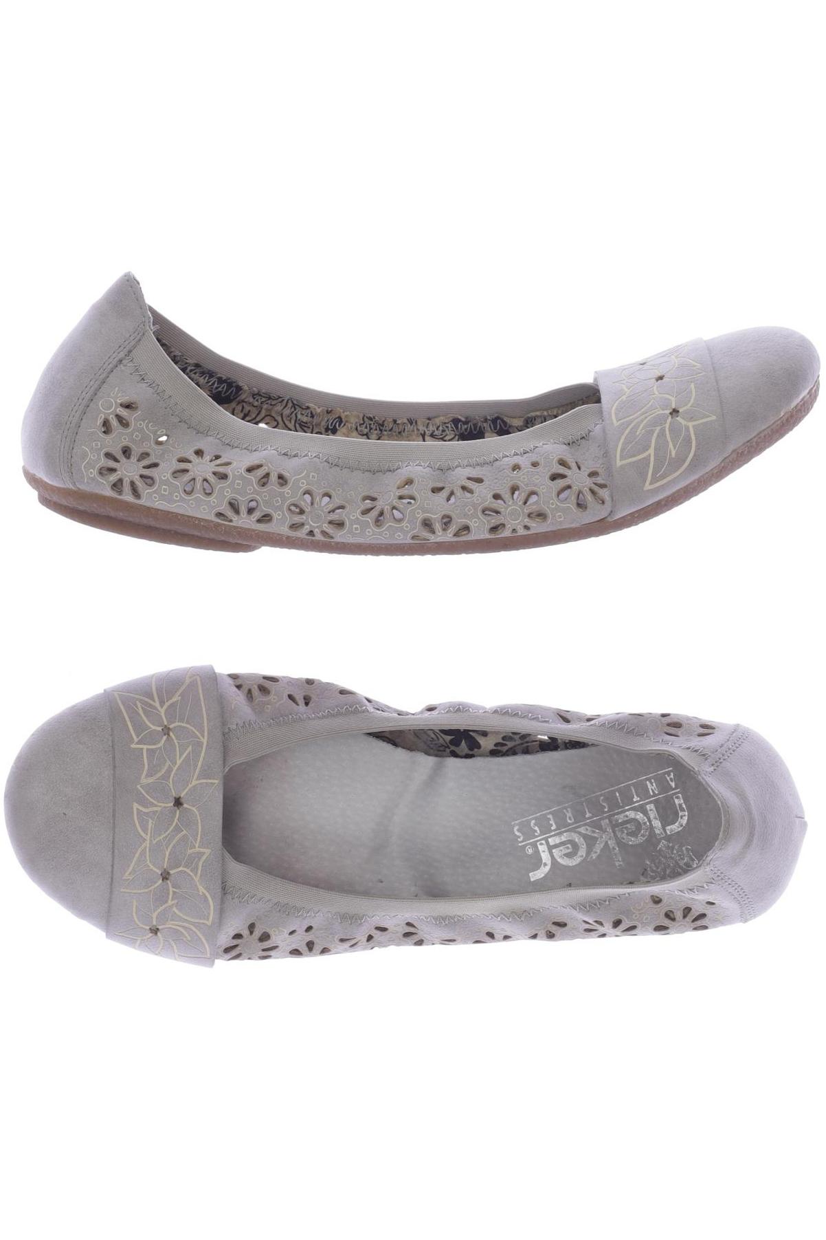 

Rieker Damen Ballerinas, grau