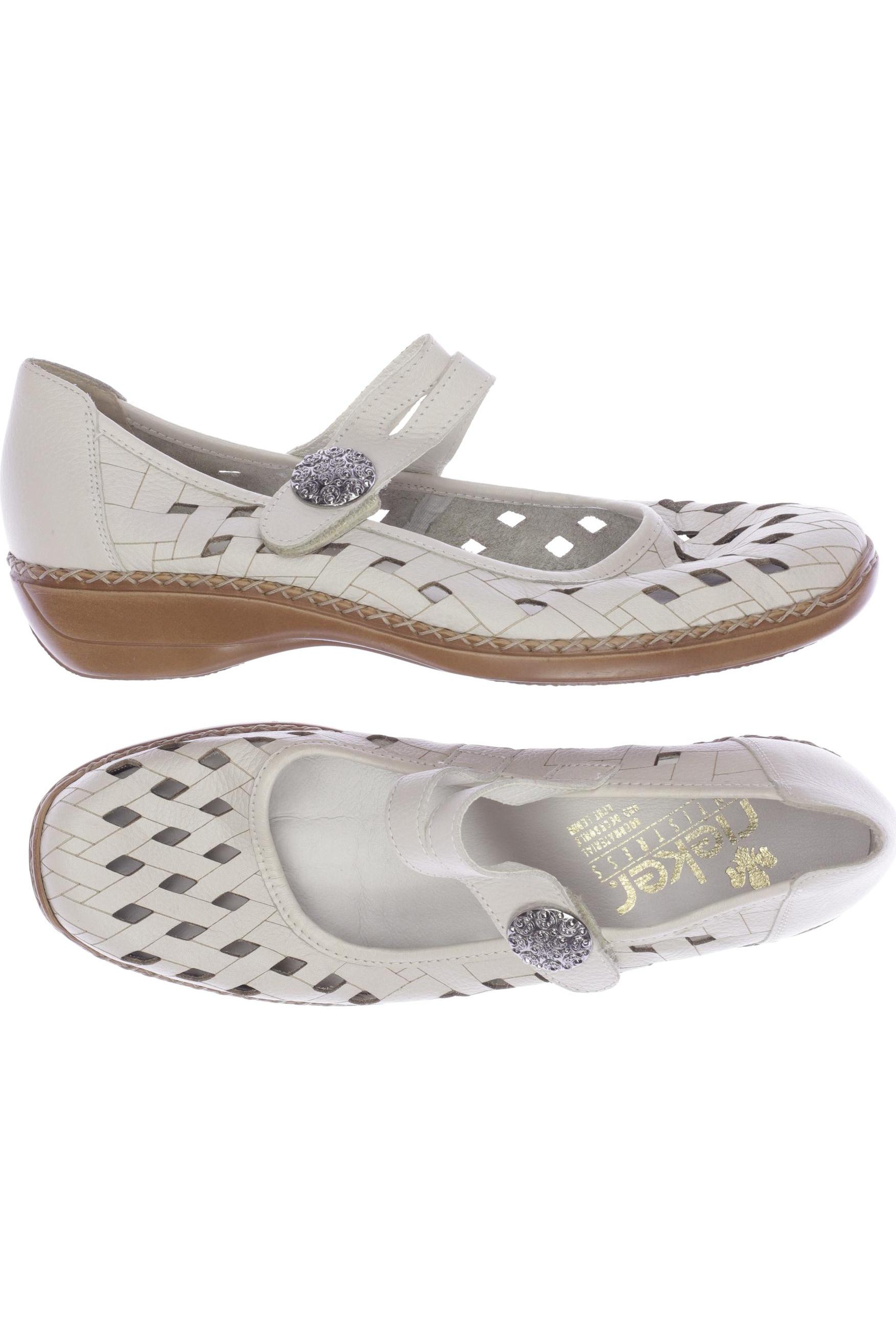 

Rieker Damen Ballerinas, cremeweiß