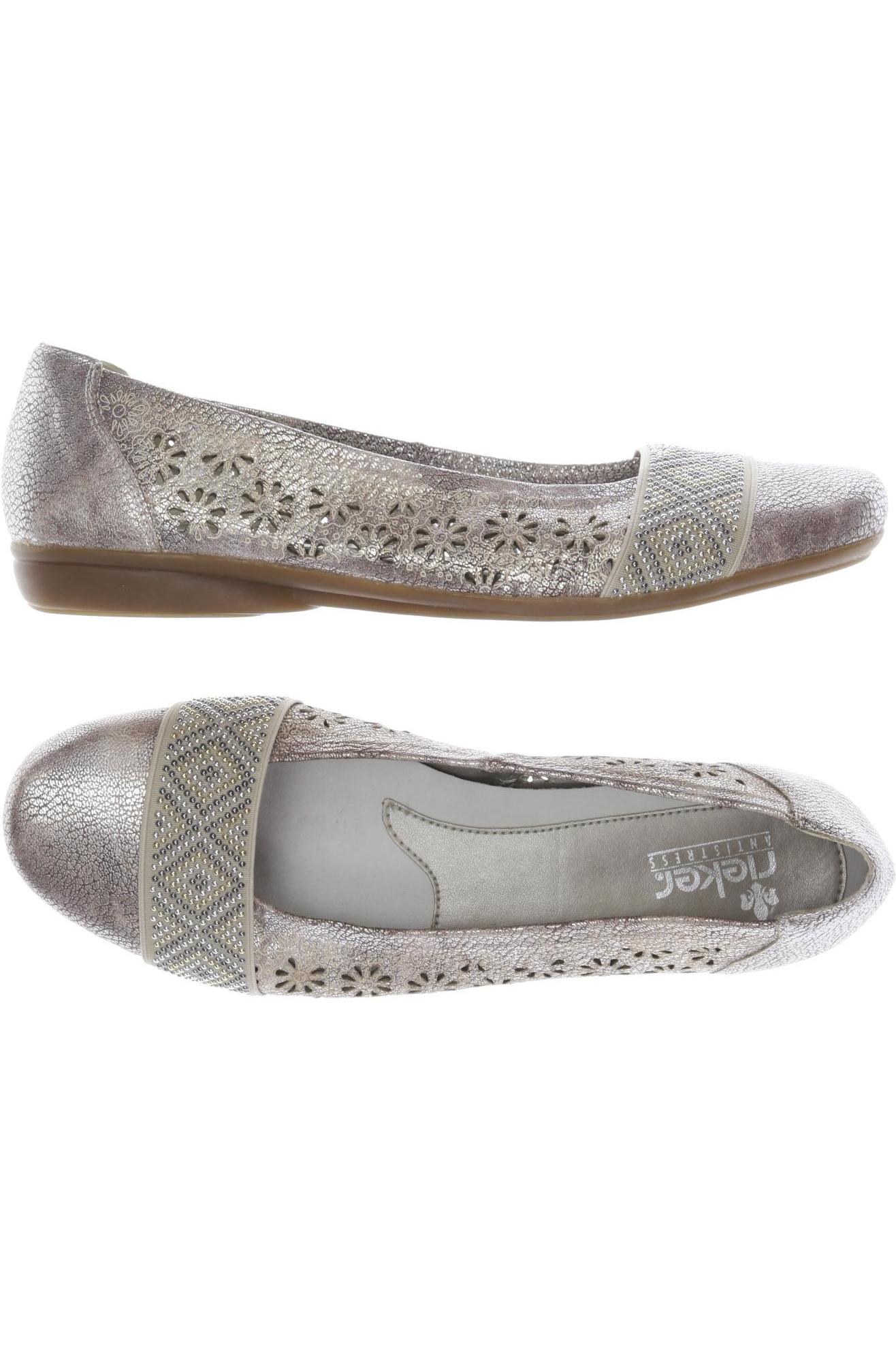 

Rieker Damen Ballerinas, beige, Gr. 42