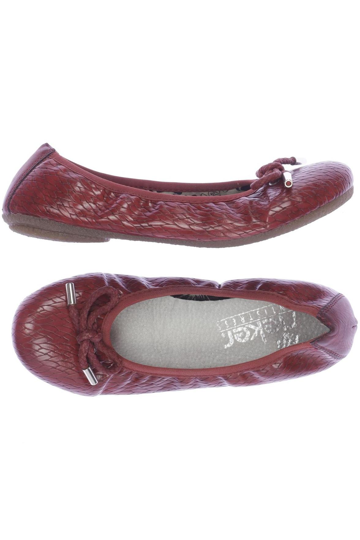 

Rieker Damen Ballerinas, rot, Gr. 36