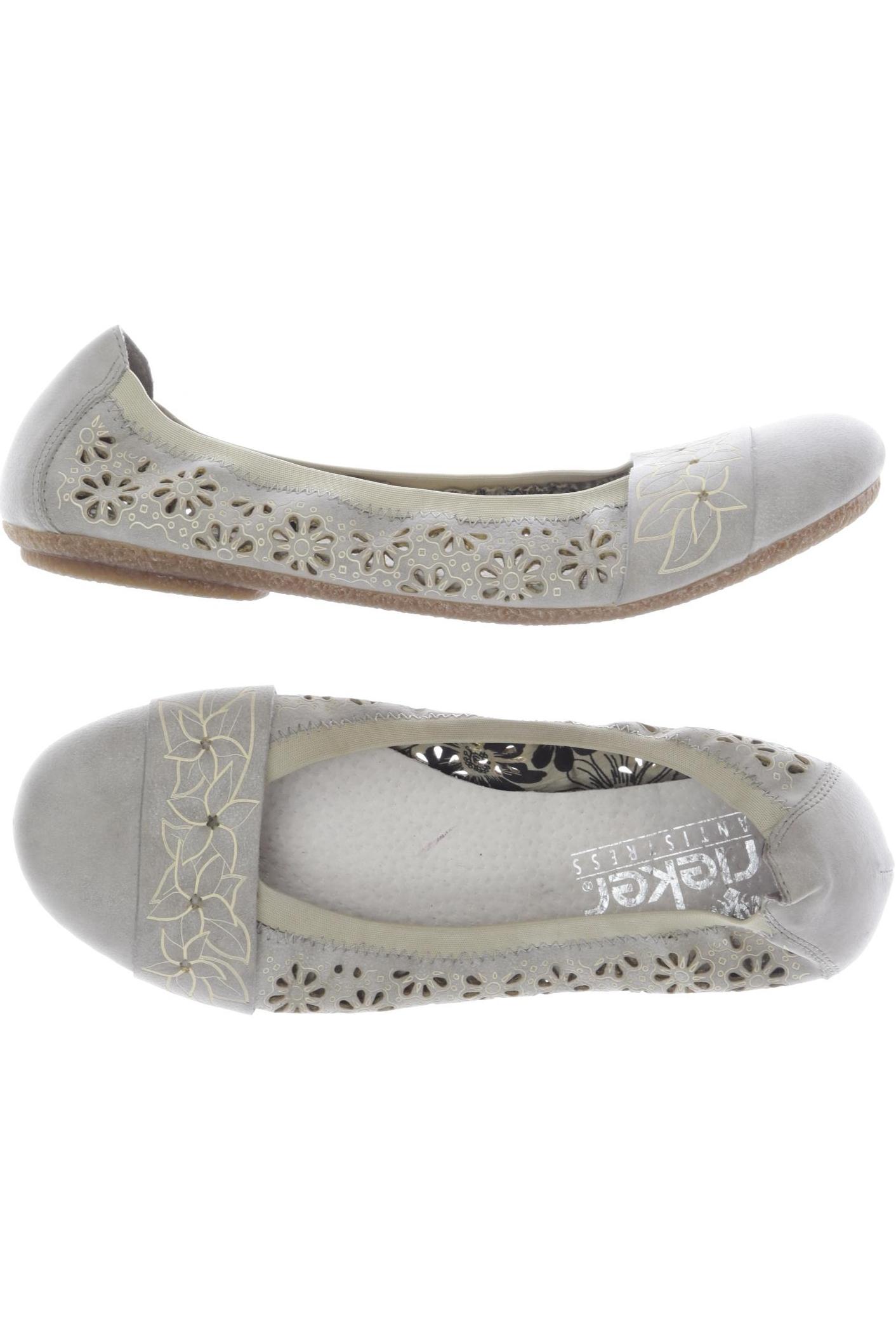 

Rieker Damen Ballerinas, grau, Gr. 39