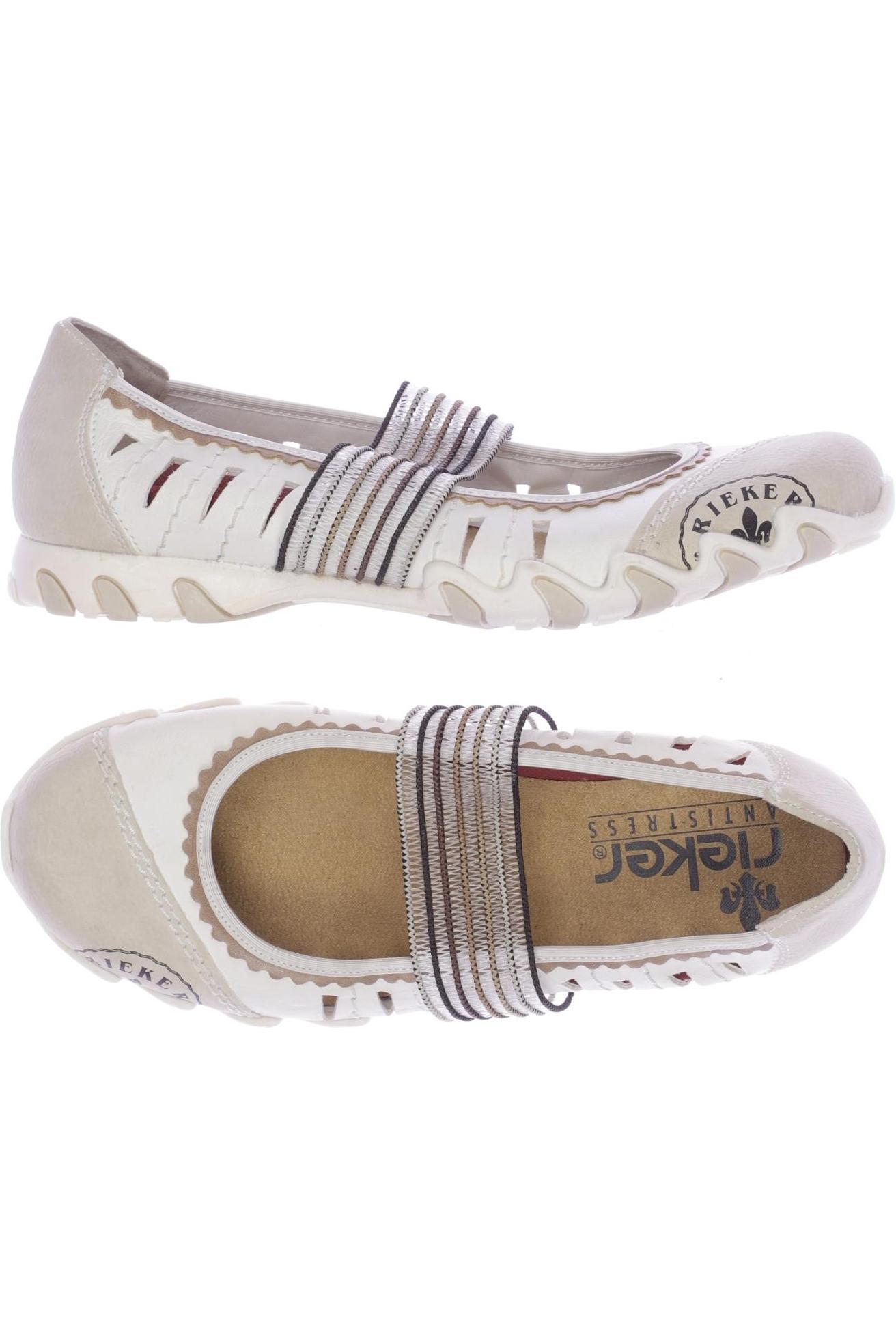 

Rieker Damen Ballerinas, cremeweiß, Gr. 36
