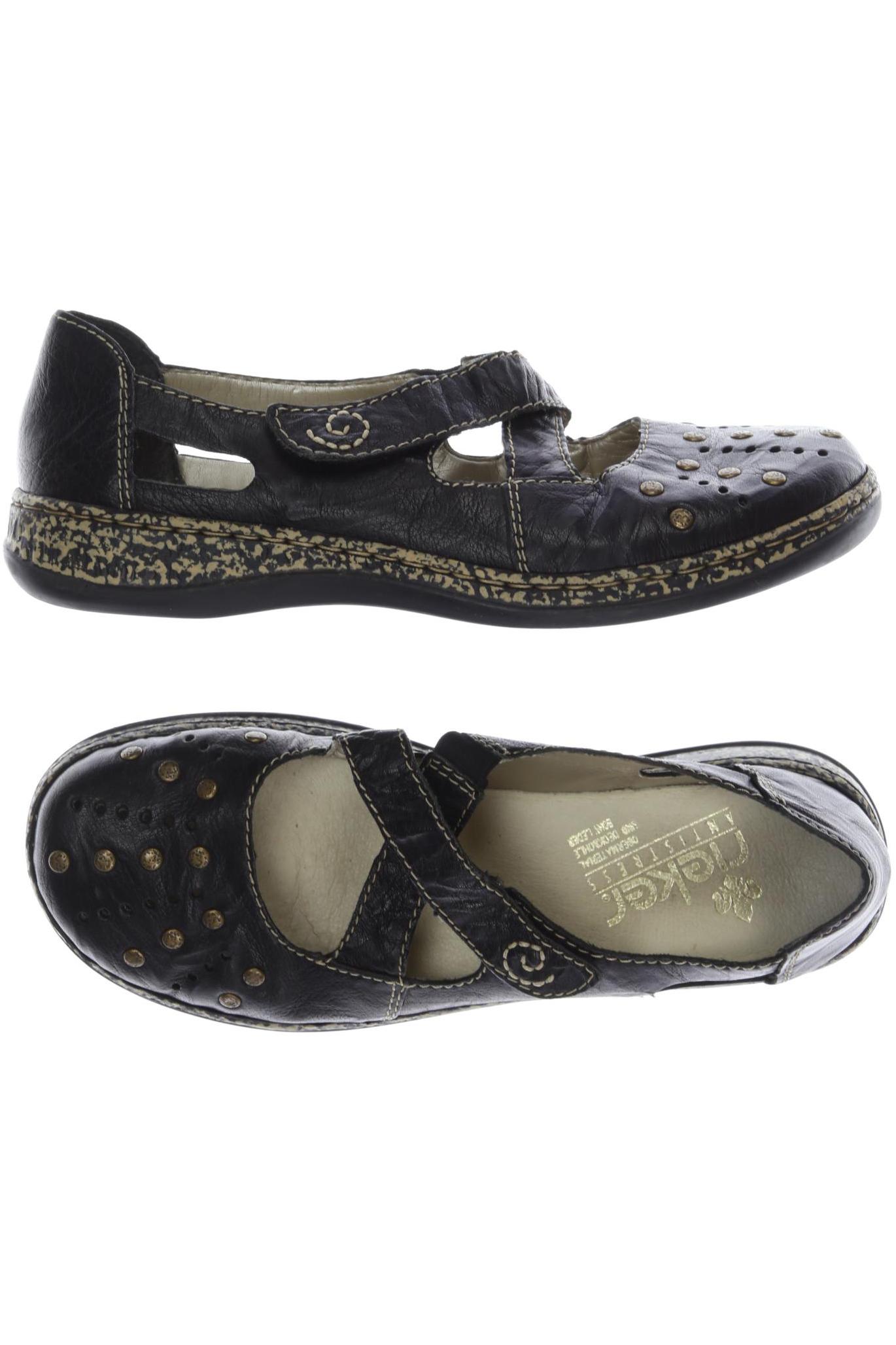 

Rieker Damen Ballerinas, schwarz, Gr. 40