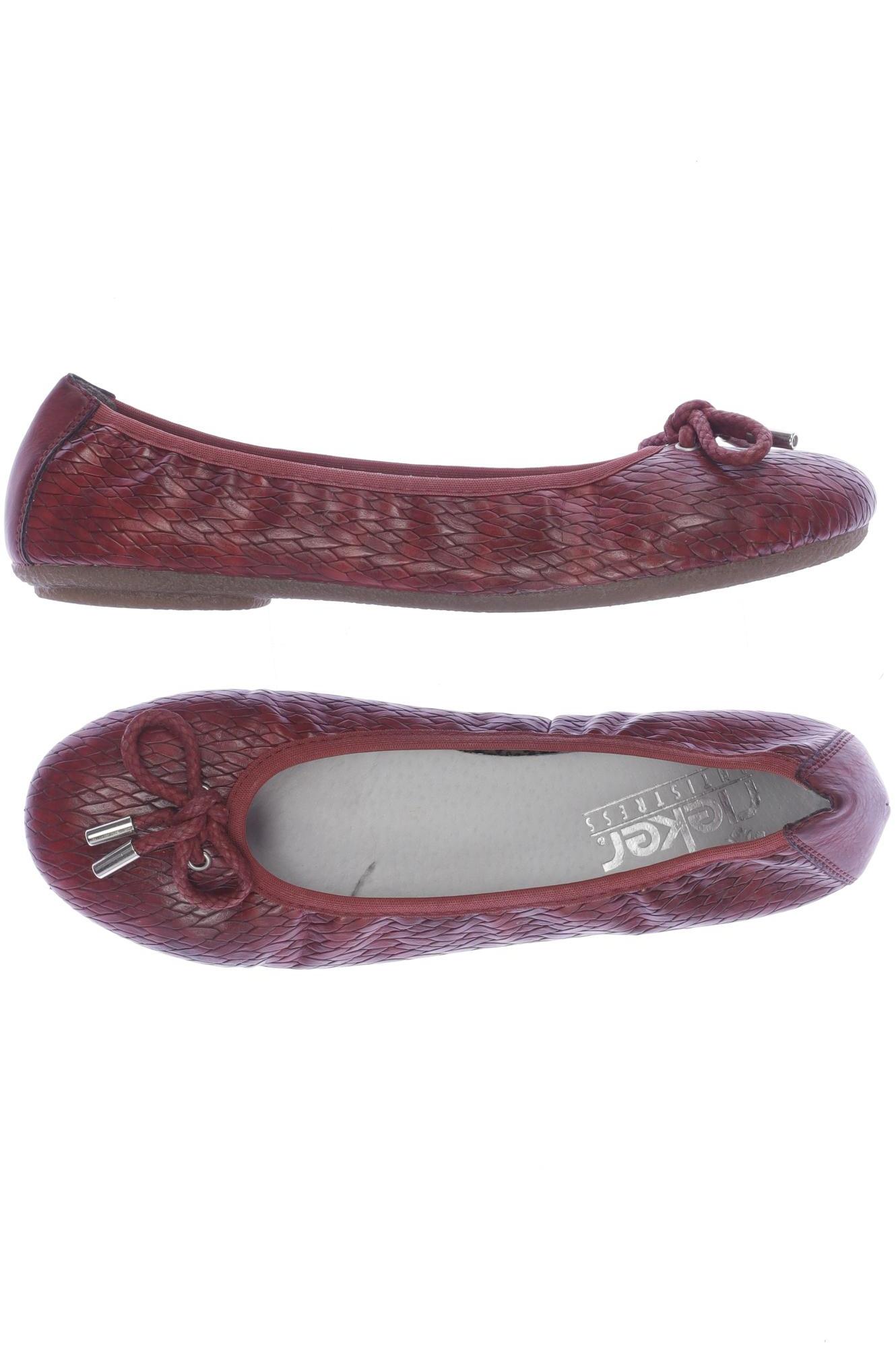

Rieker Damen Ballerinas, bordeaux, Gr. 40