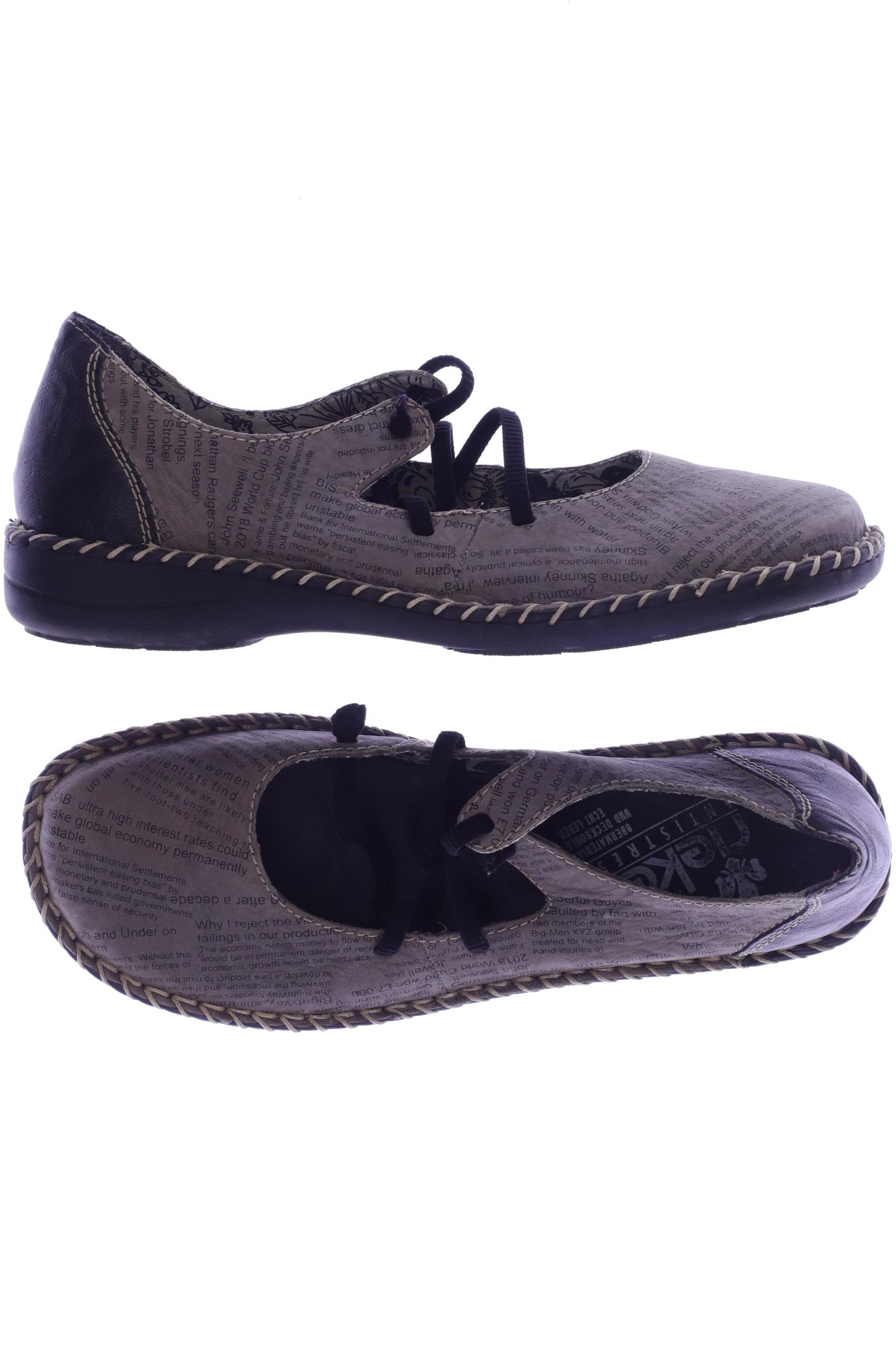 

Rieker Damen Ballerinas, grau, Gr. 39