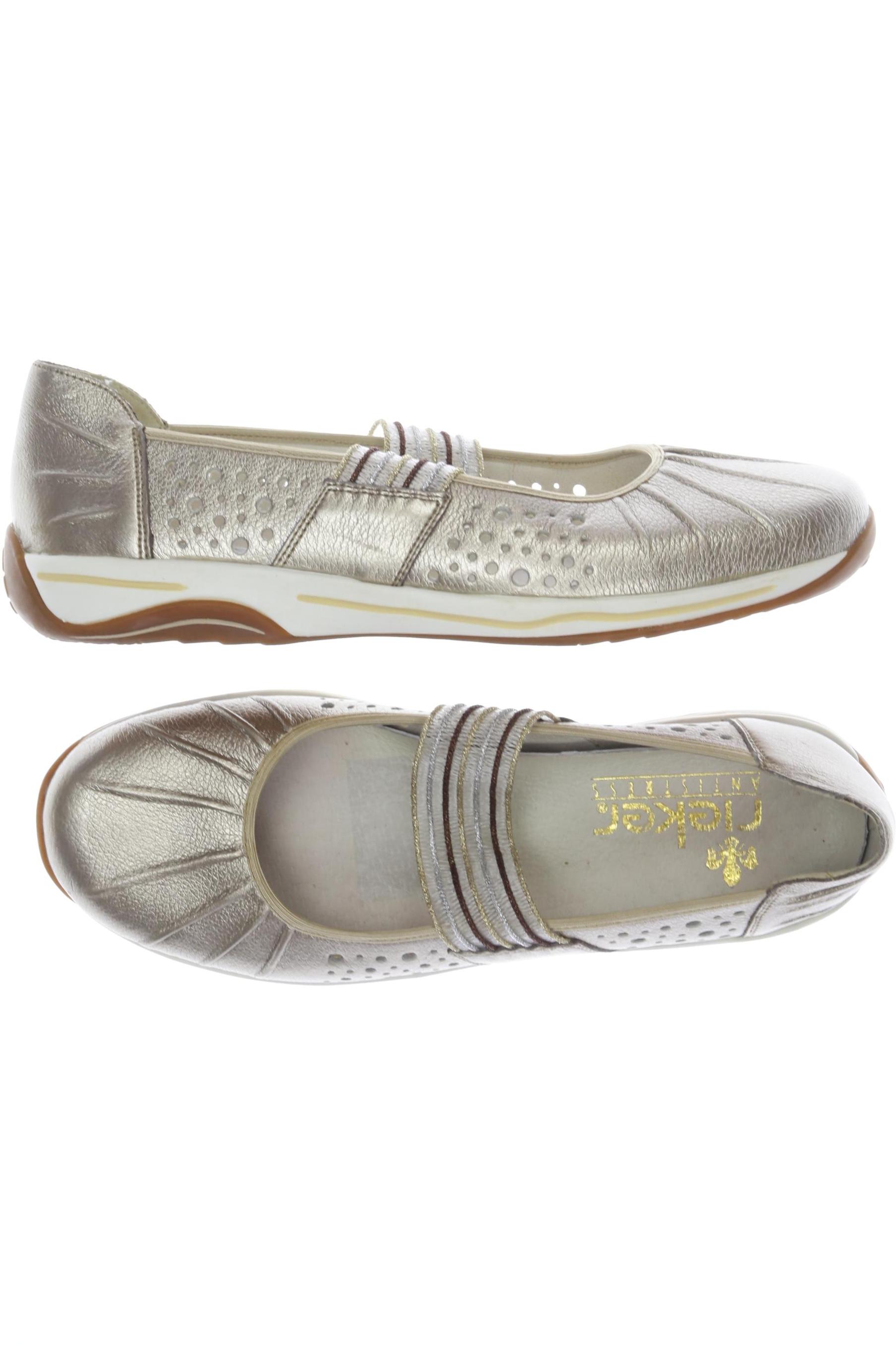

Rieker Damen Ballerinas, gold, Gr. 39