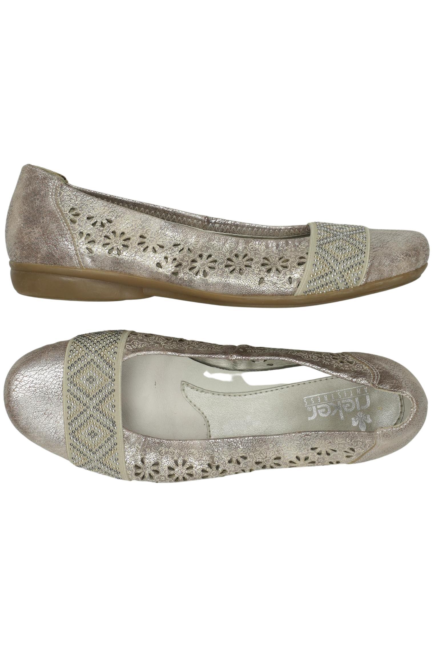 

Rieker Damen Ballerinas, silber, Gr. 39