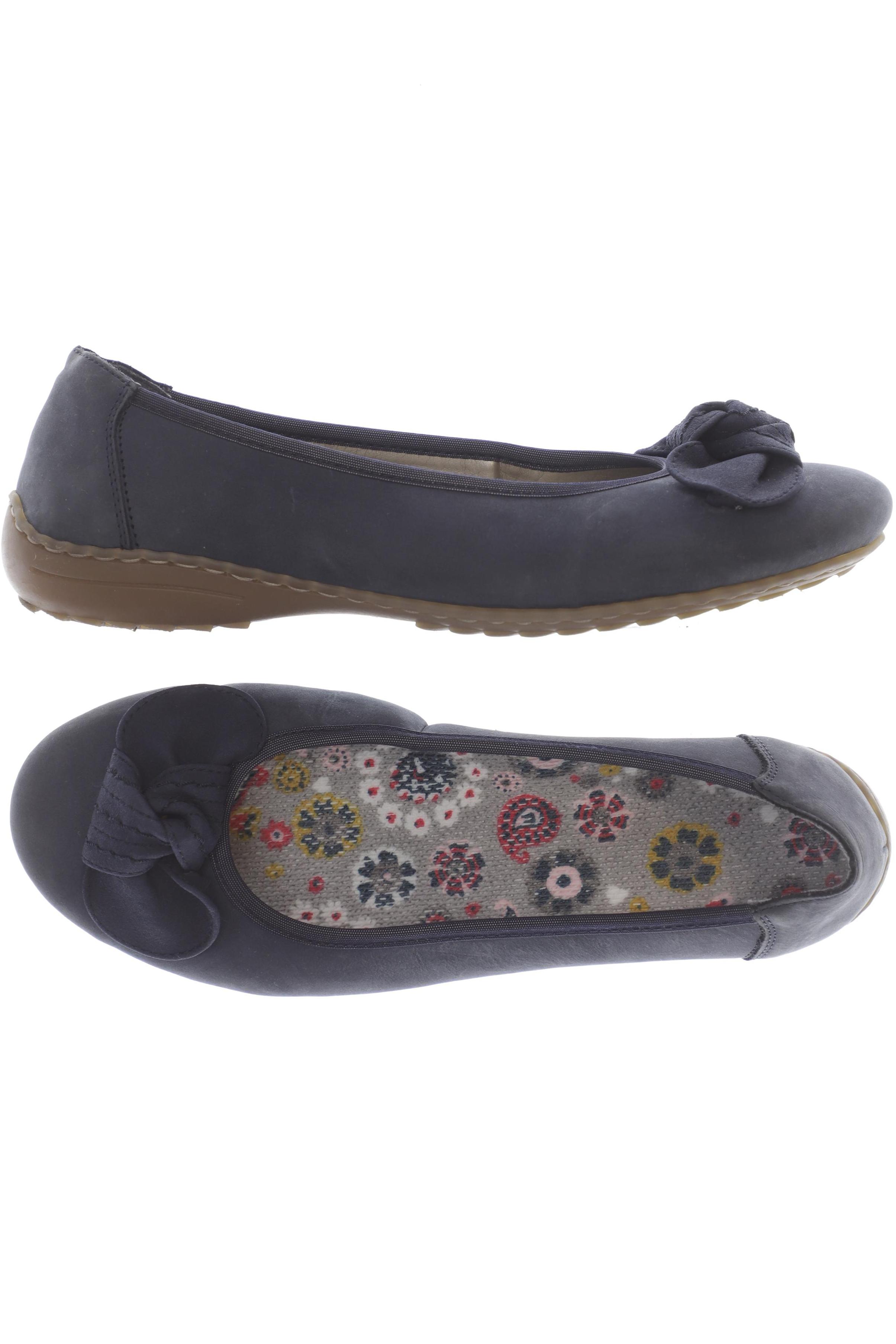 

Rieker Damen Ballerinas, blau, Gr. 39