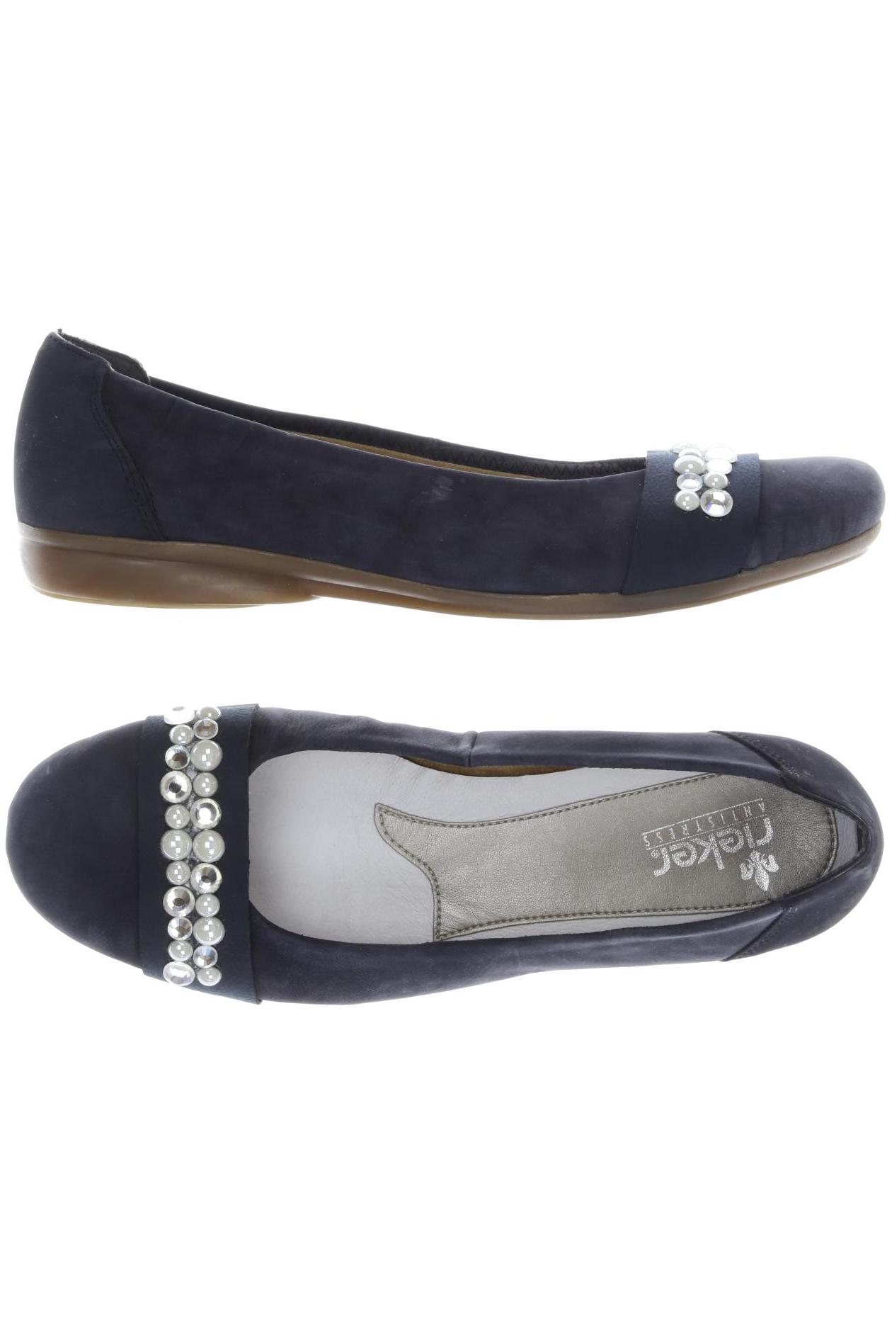 

Rieker Damen Ballerinas, marineblau, Gr. 41