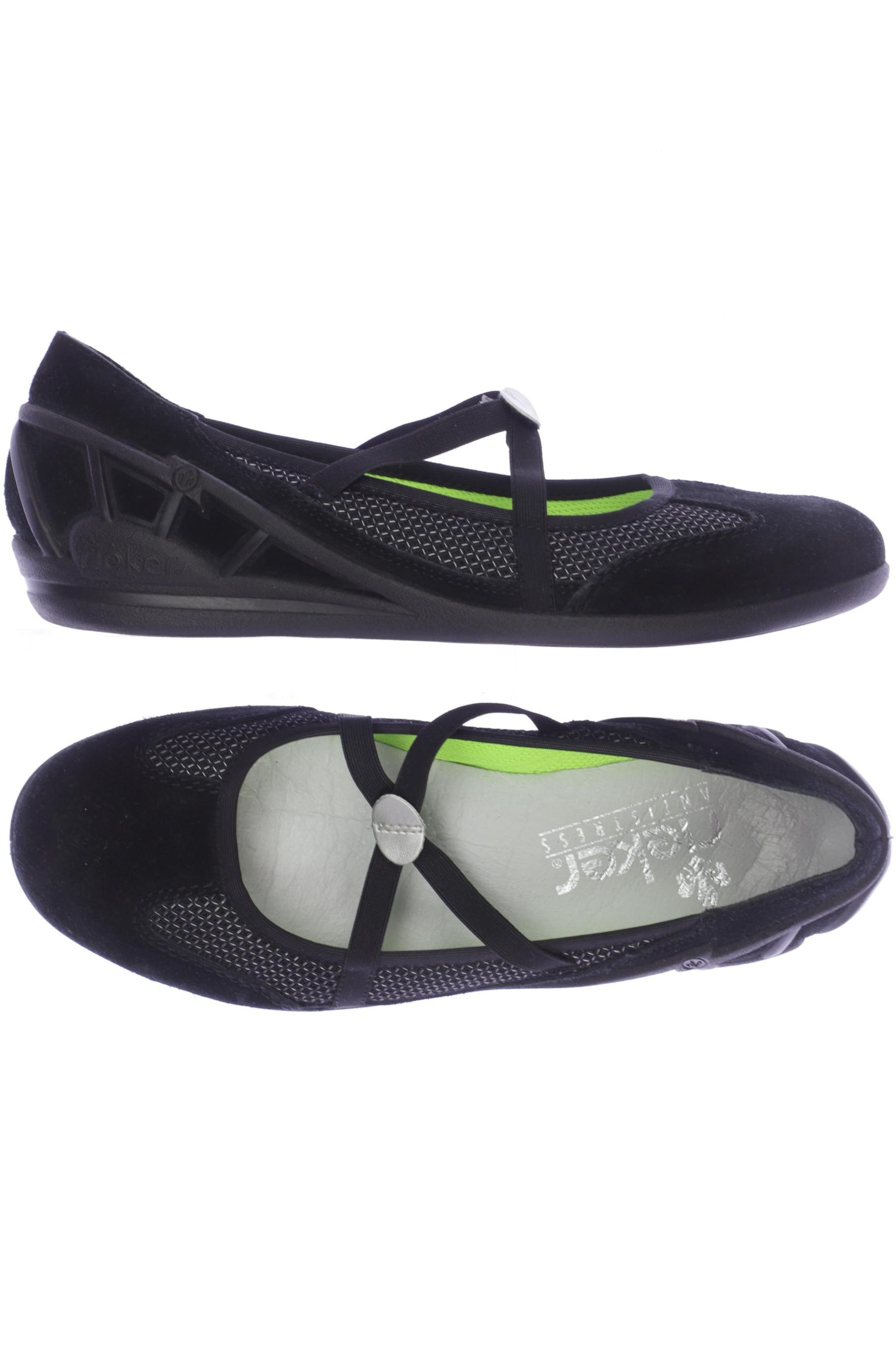 

Rieker Damen Ballerinas, schwarz, Gr. 38