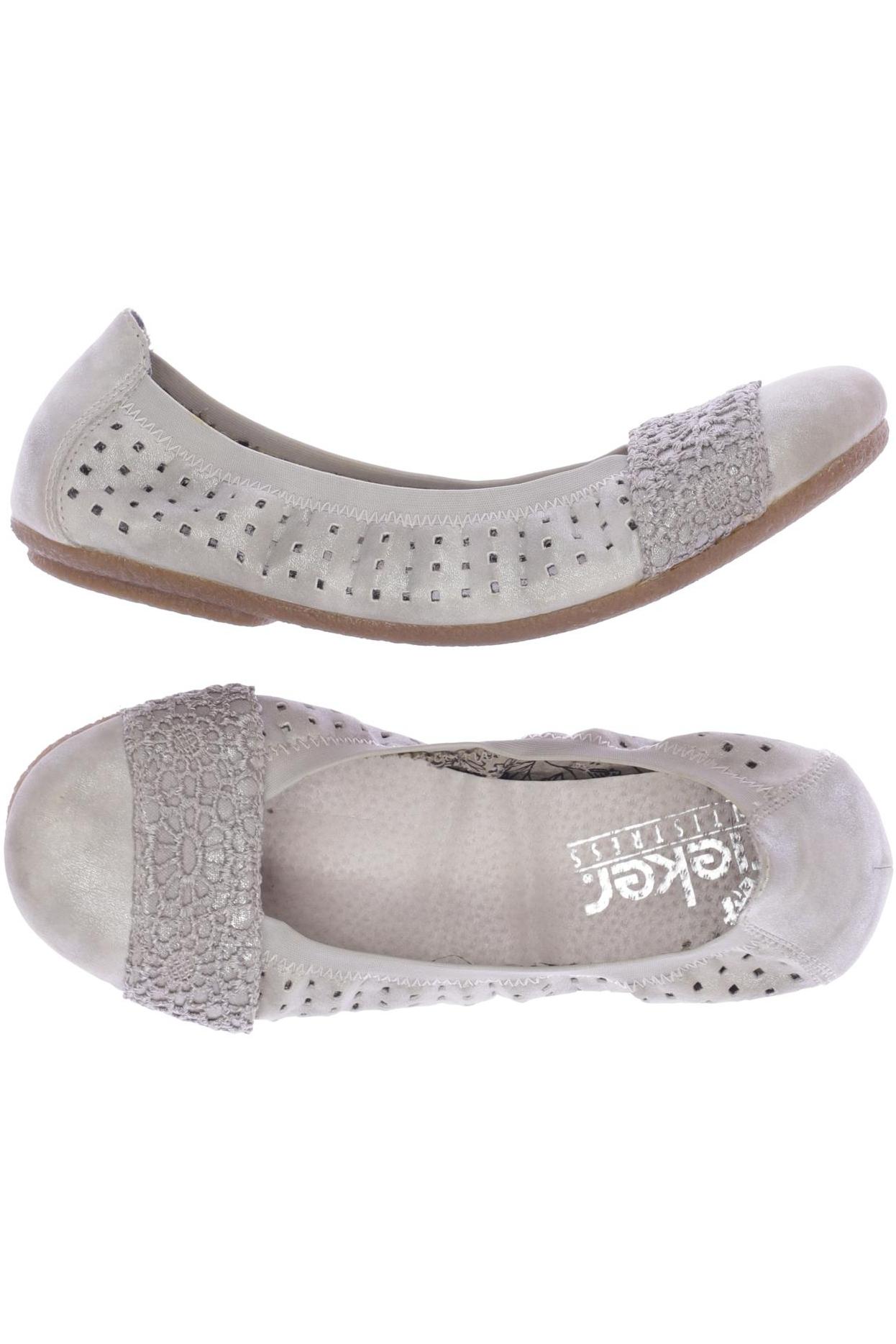 

Rieker Damen Ballerinas, grau, Gr. 37
