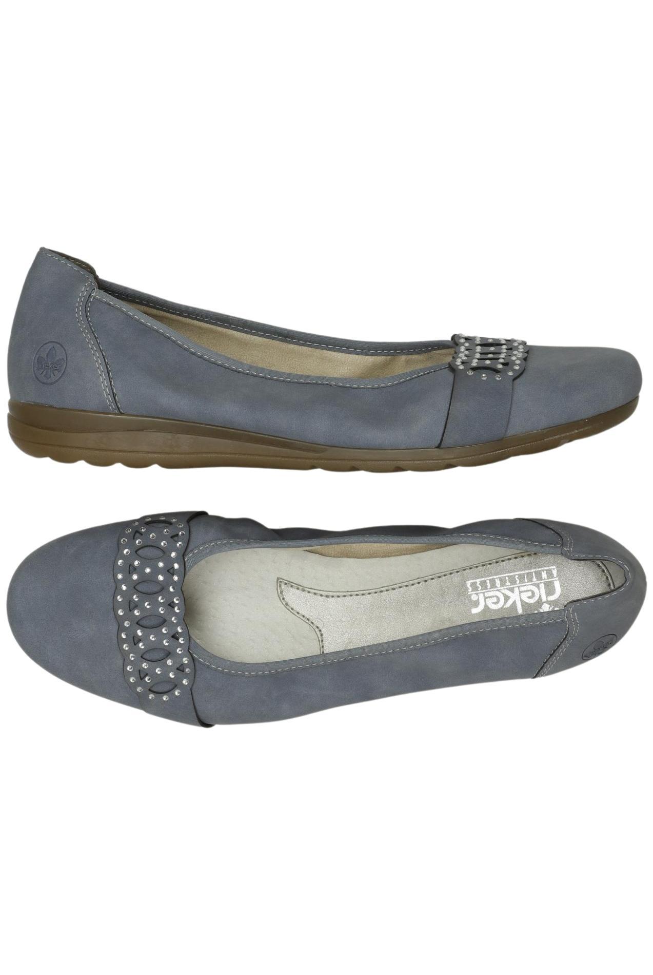 

Rieker Damen Ballerinas, blau, Gr. 42
