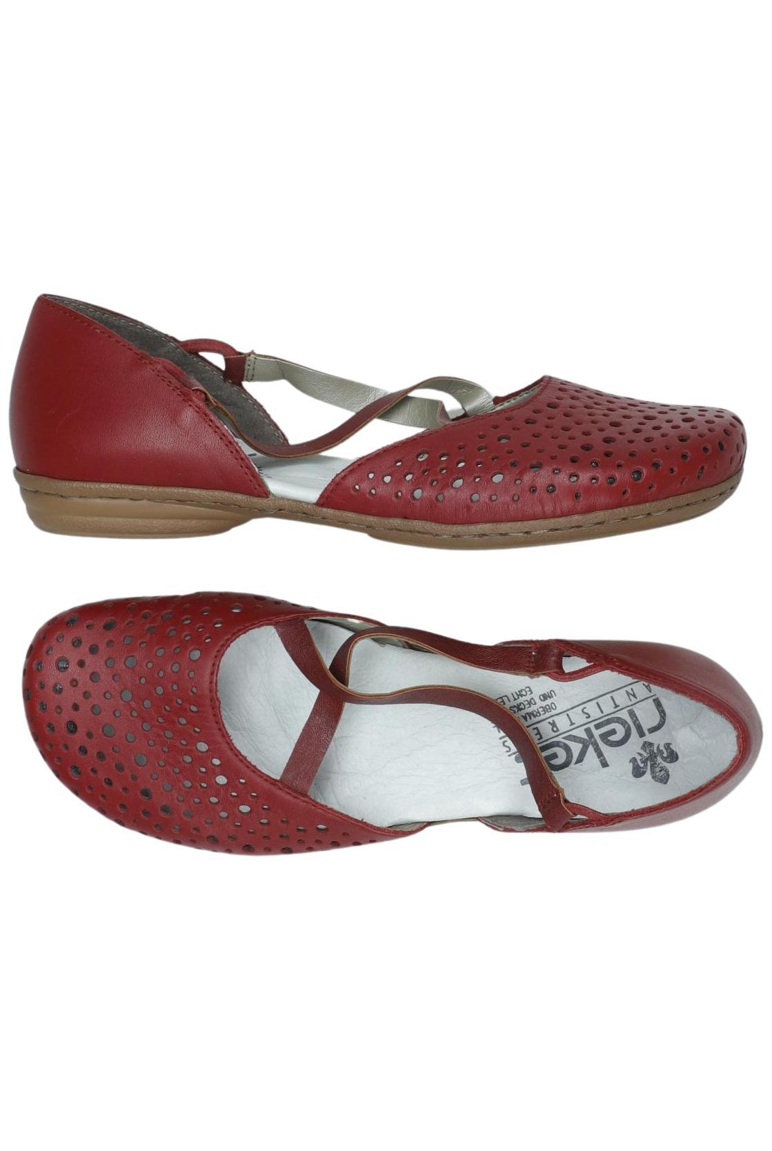 

Rieker Damen Ballerinas, rot, Gr. 36