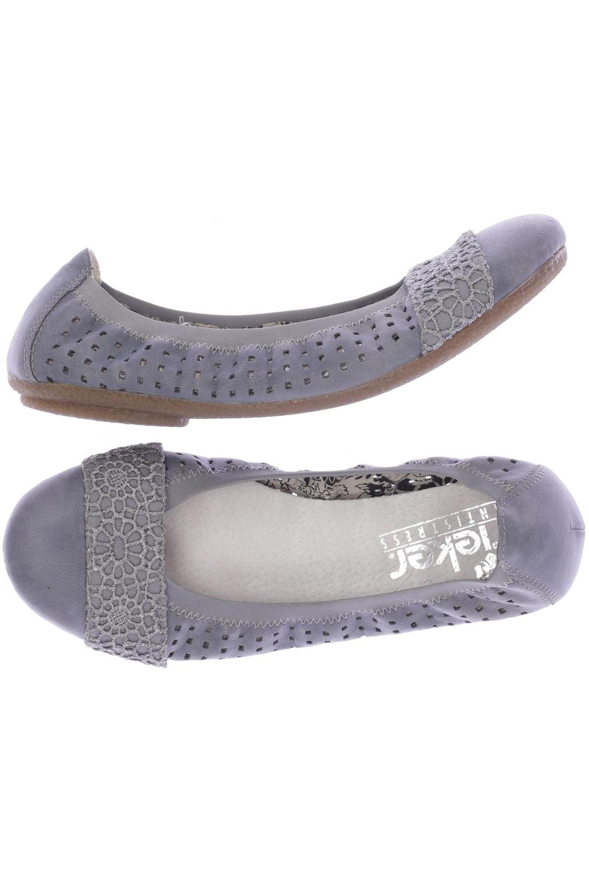 

Rieker Damen Ballerinas, blau, Gr. 38
