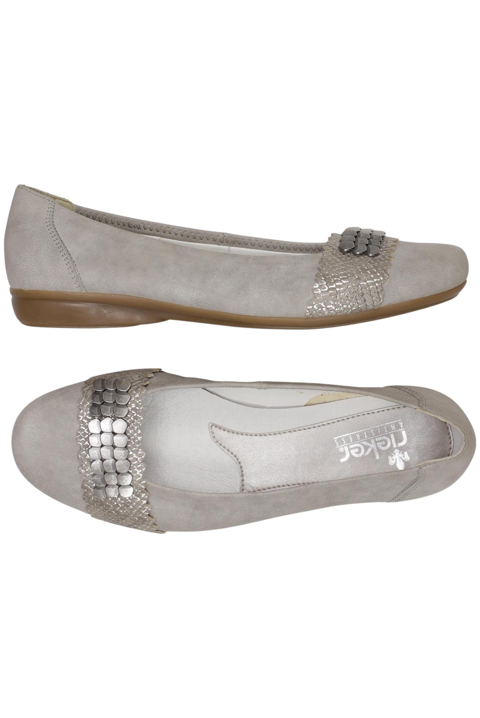 

Rieker Damen Ballerinas, grau, Gr. 39