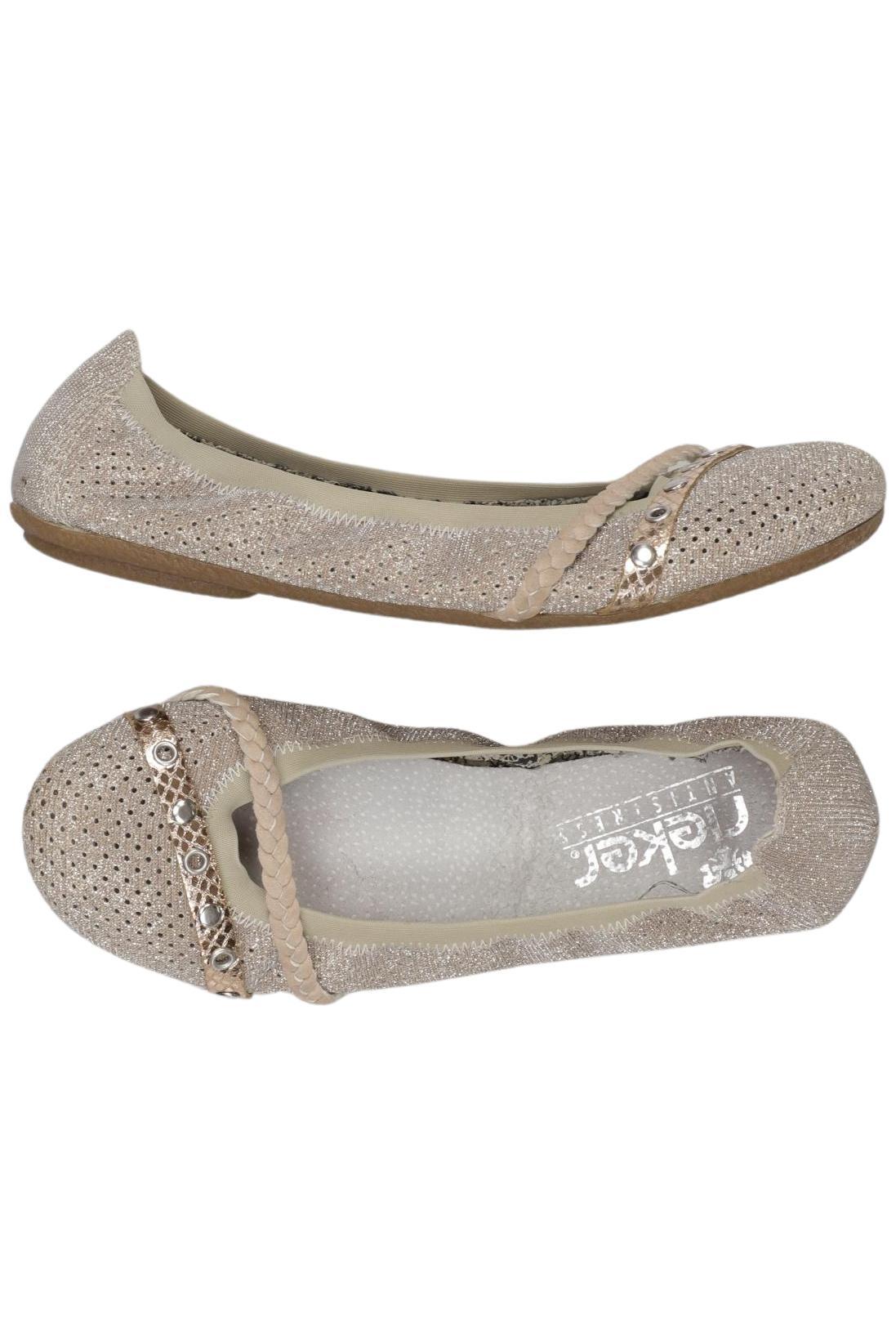 

Rieker Damen Ballerinas, beige, Gr. 38