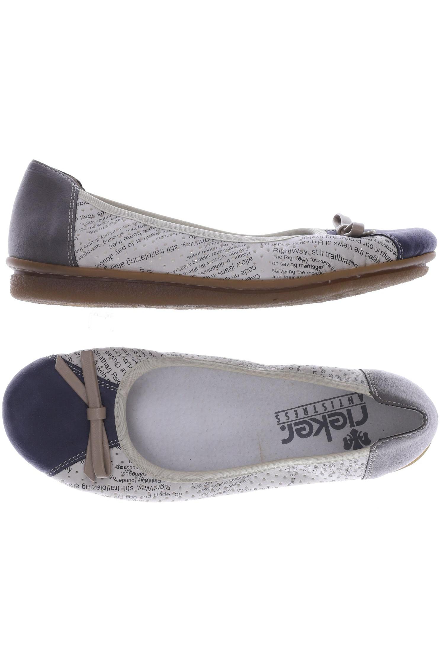 

Rieker Damen Ballerinas, marineblau, Gr. 37