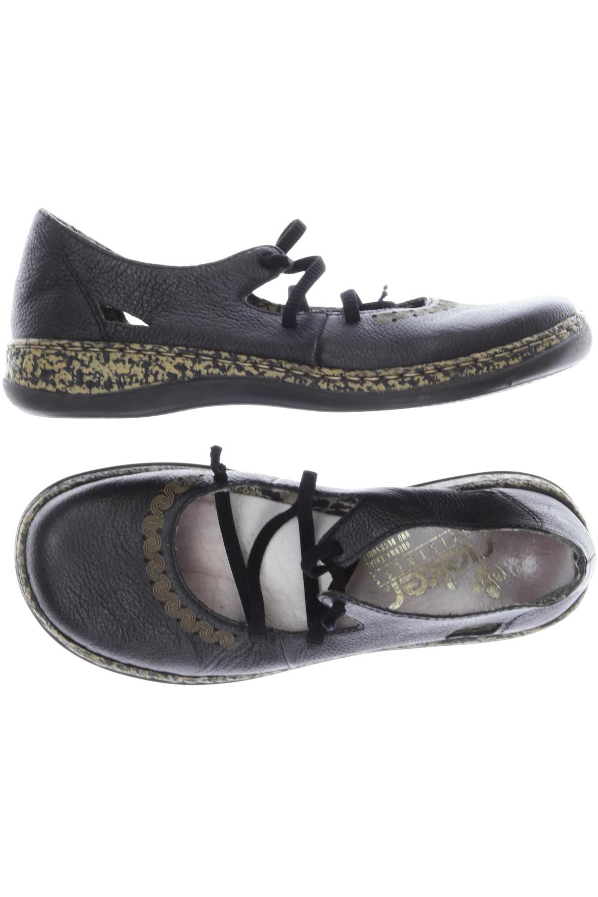 

Rieker Damen Ballerinas, schwarz, Gr. 36