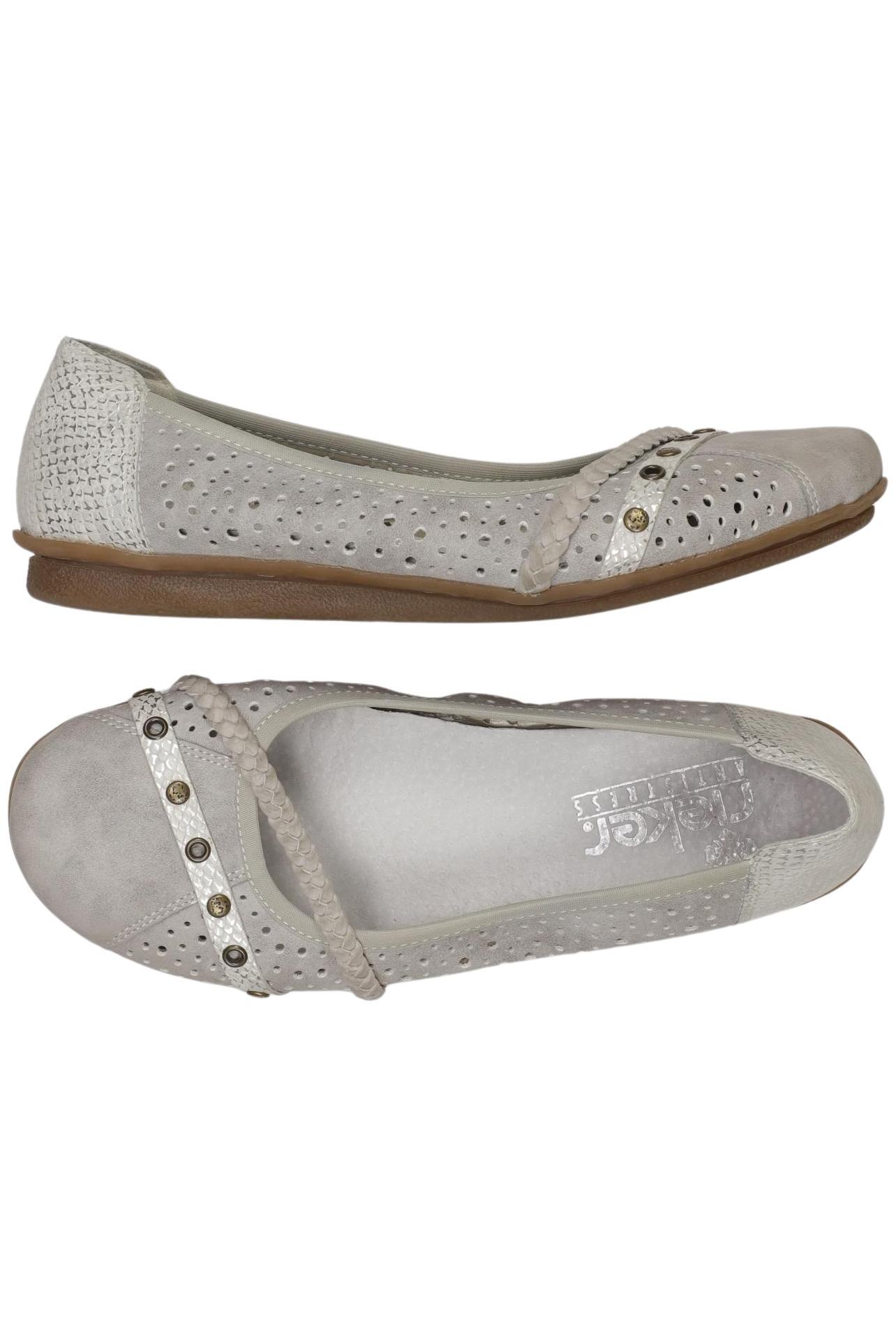 

Rieker Damen Ballerinas, grau, Gr. 39