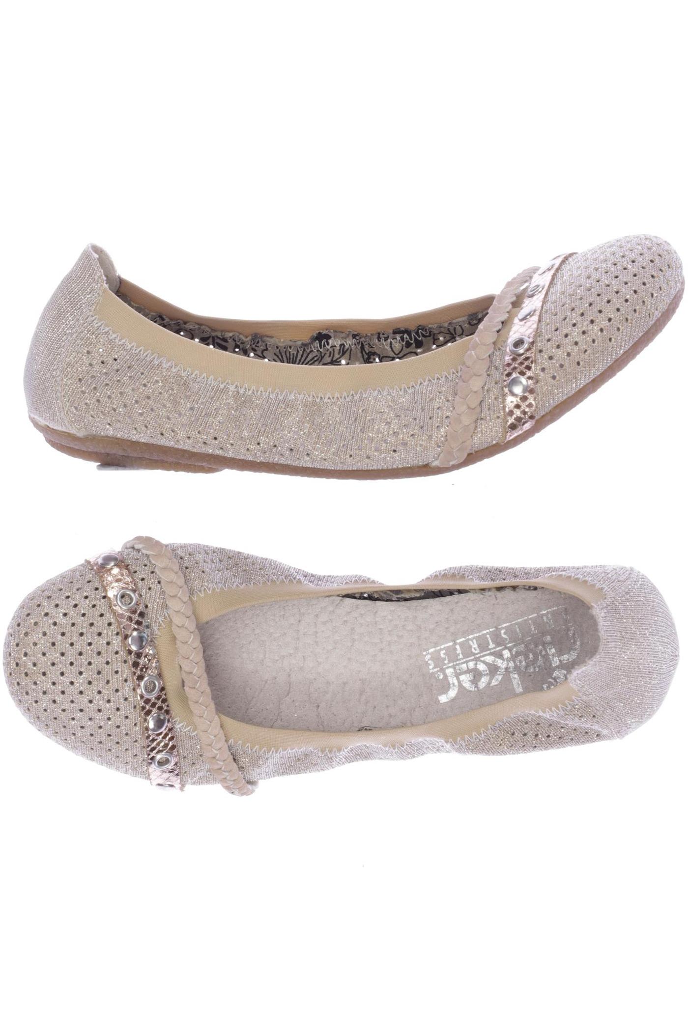 

Rieker Damen Ballerinas, beige, Gr. 37