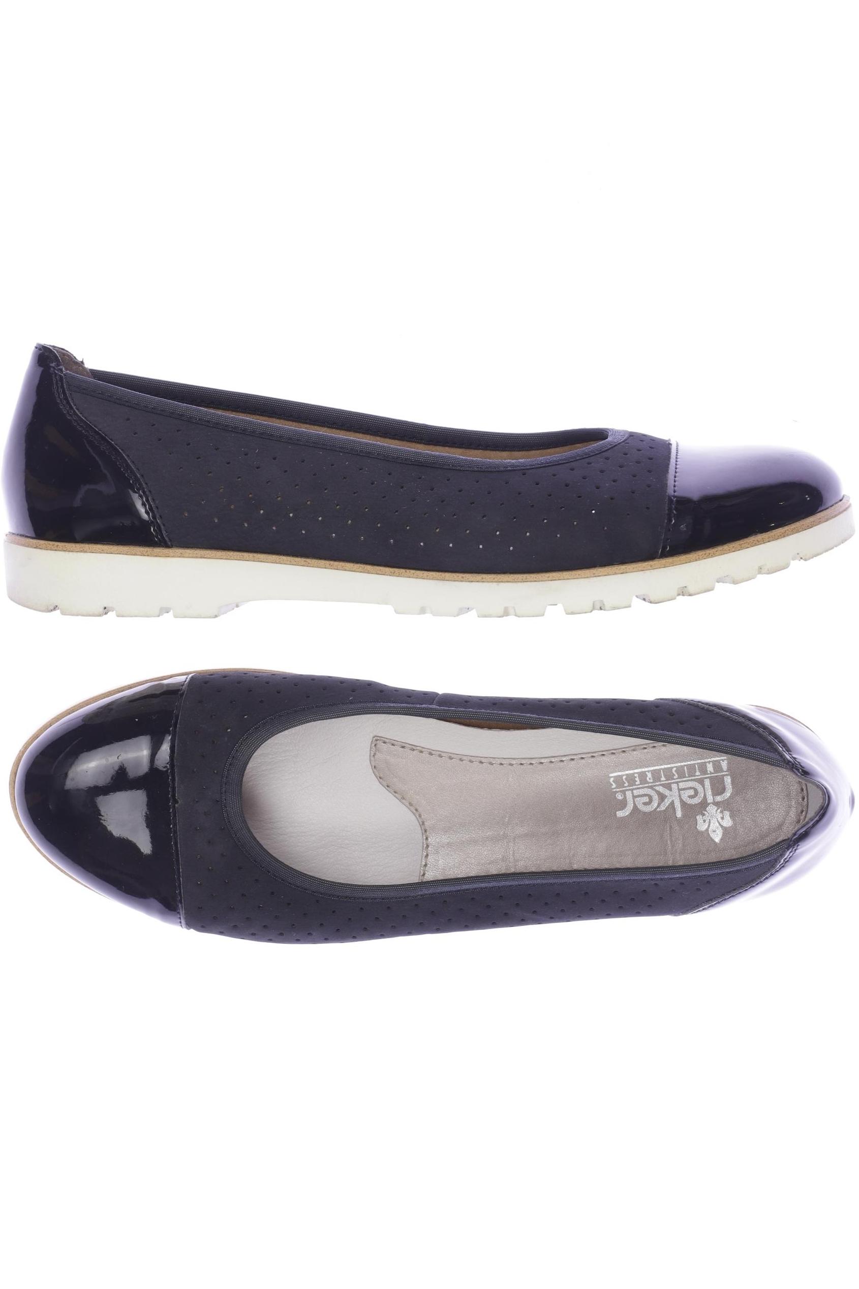 

Rieker Damen Ballerinas, marineblau, Gr. 42