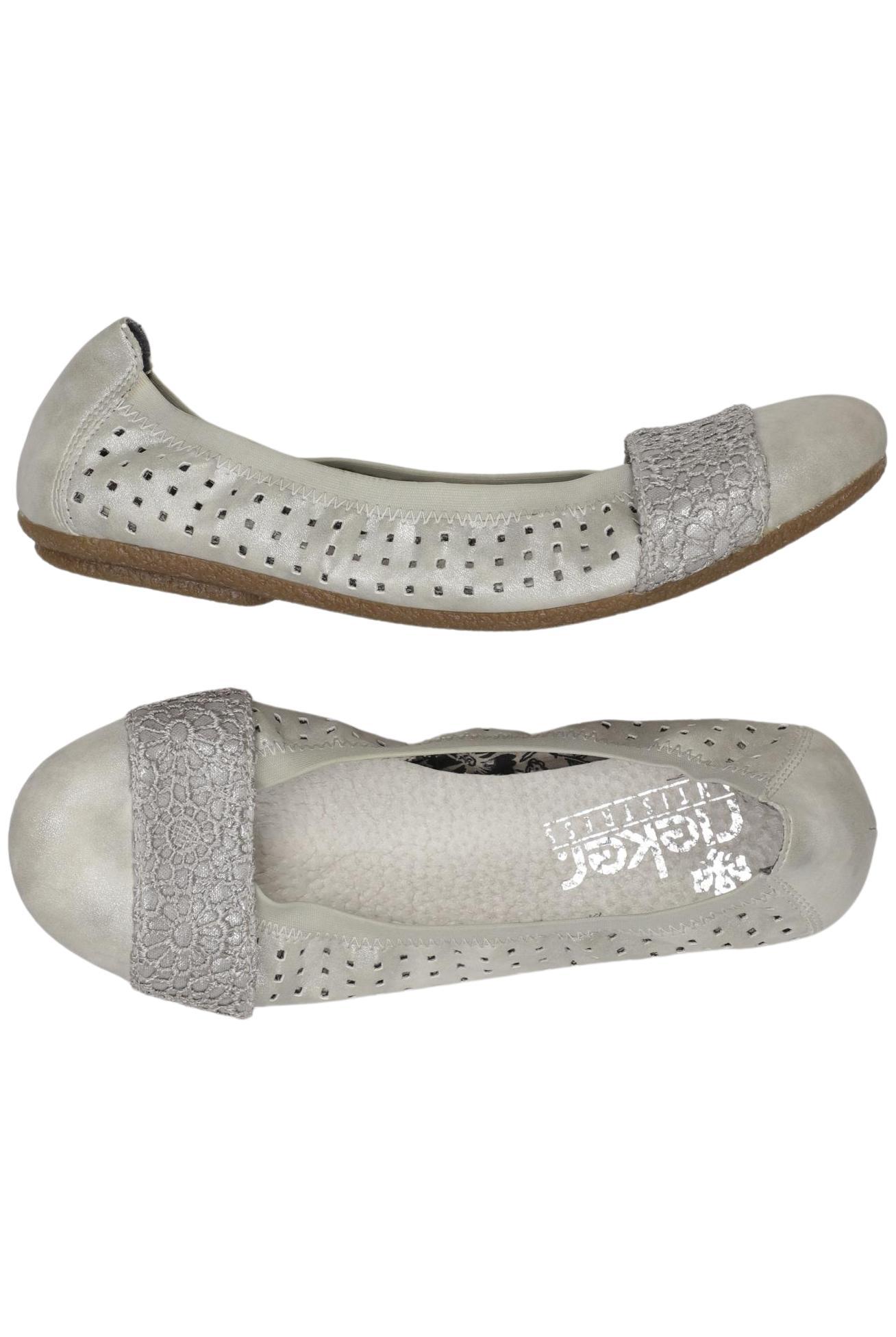 

Rieker Damen Ballerinas, grau, Gr. 37