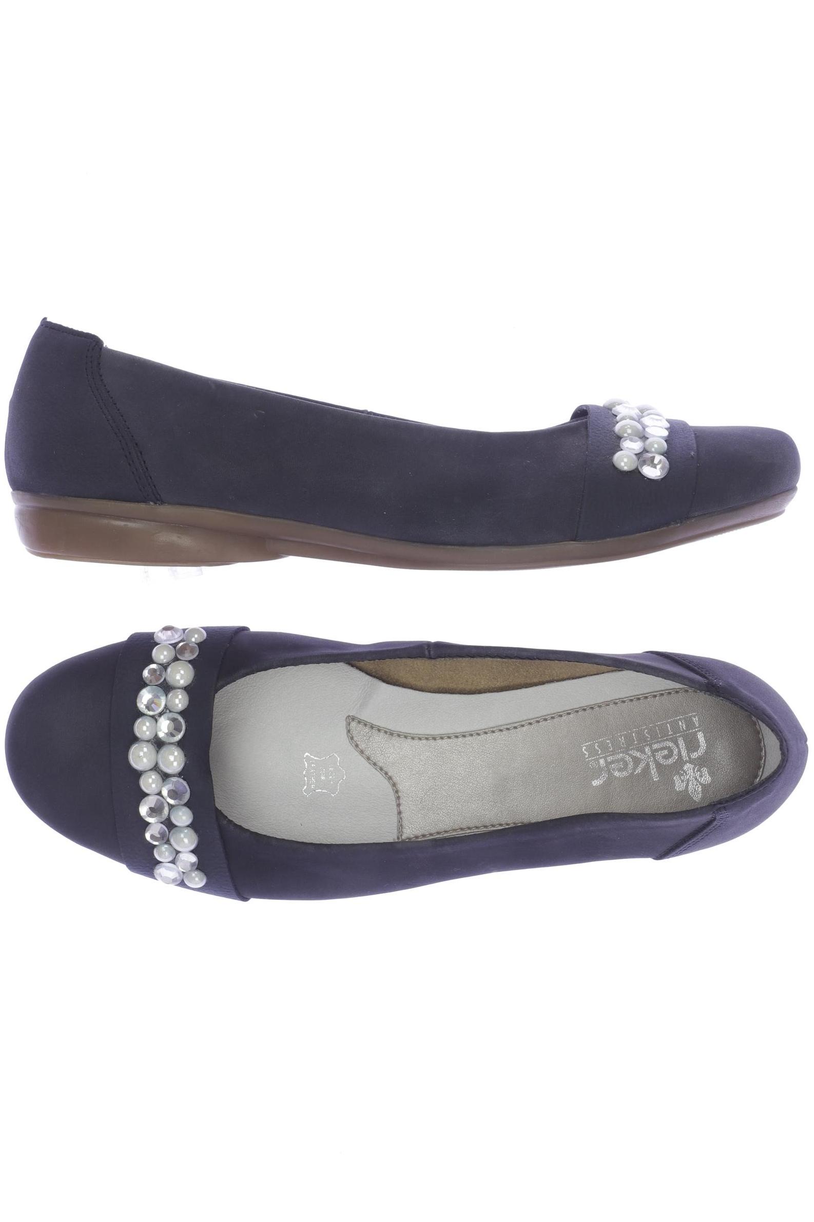 

Rieker Damen Ballerinas, marineblau, Gr. 39