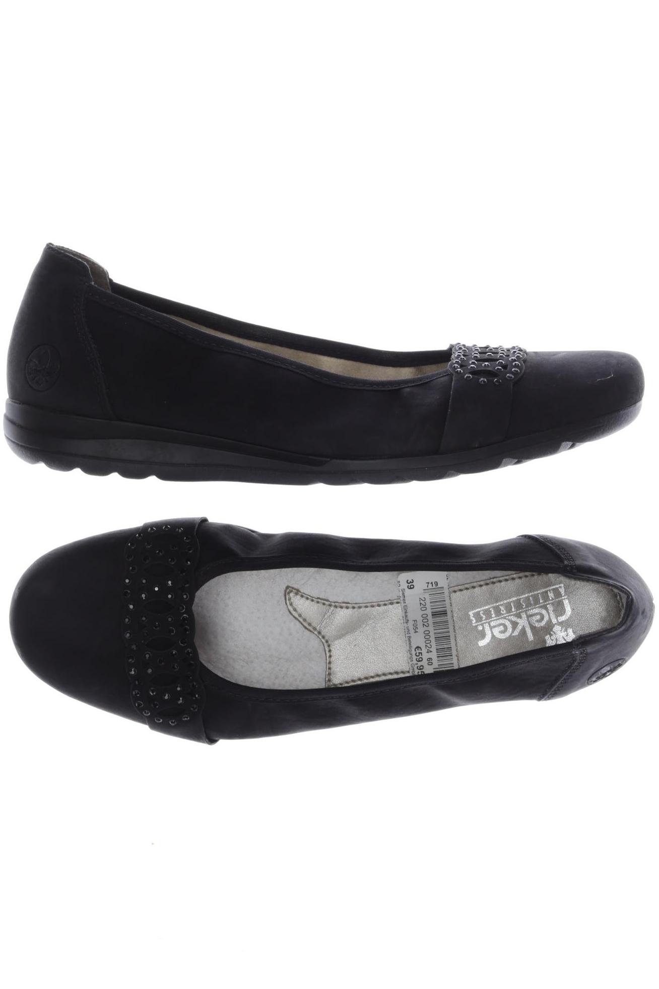 

Rieker Damen Ballerinas, schwarz, Gr. 39