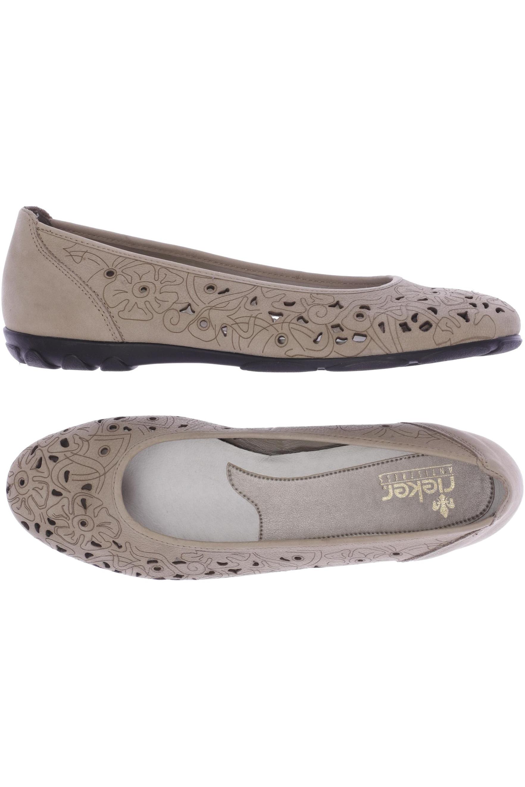

Rieker Damen Ballerinas, beige, Gr. 41